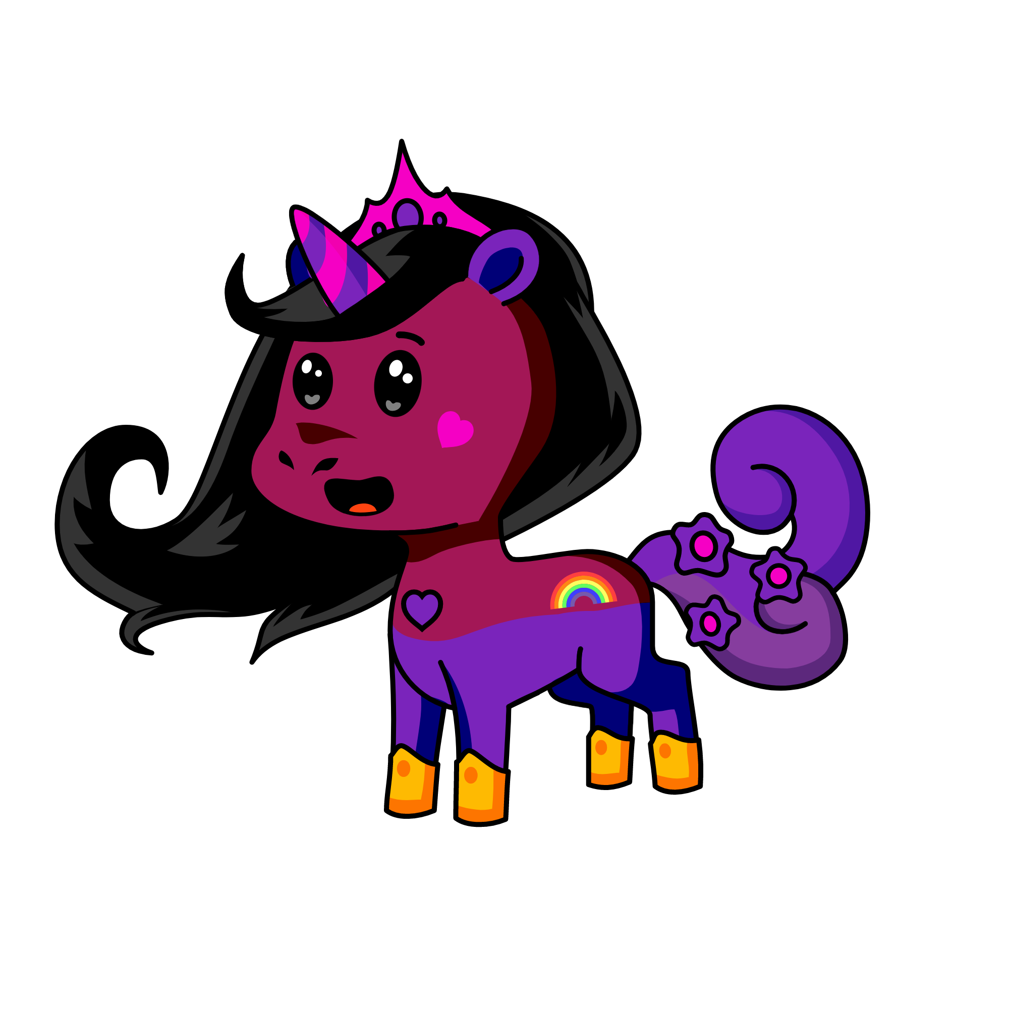 pinngkypie, the unicorn