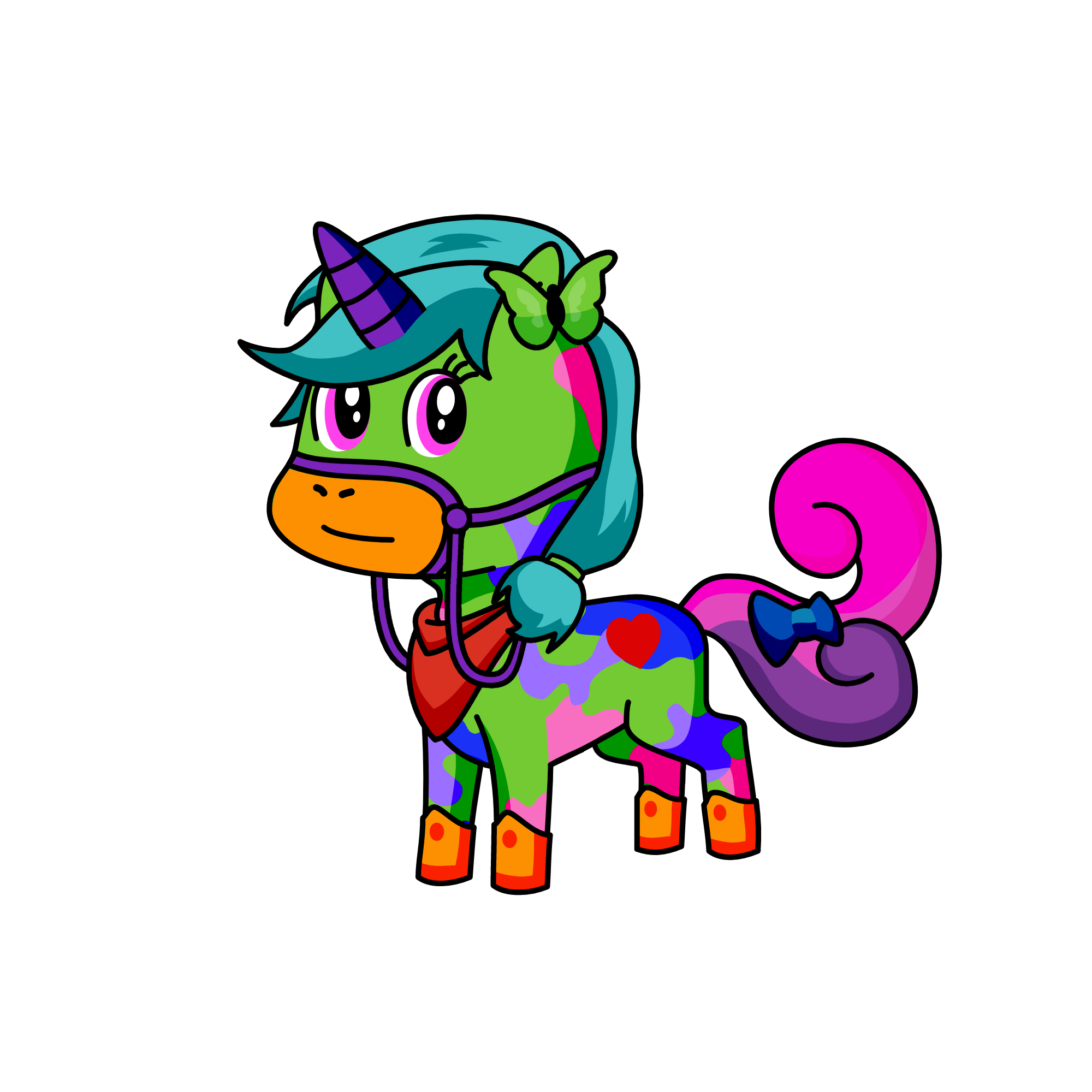 color, the unicorn