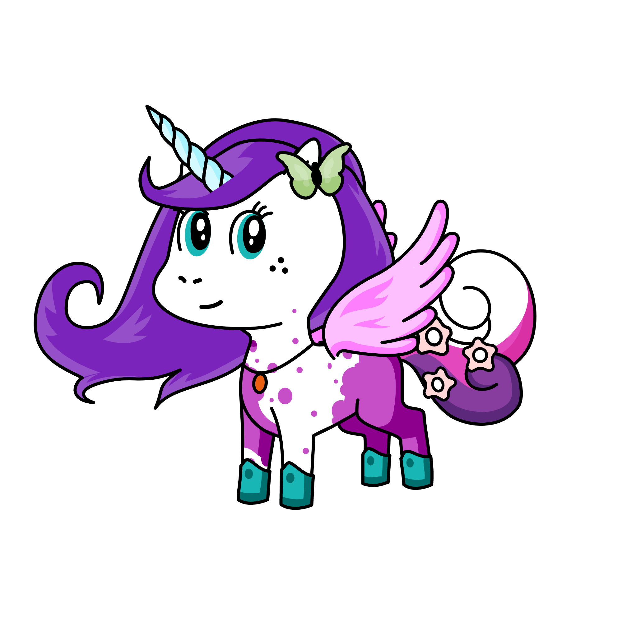 Butterfly, the unicorn