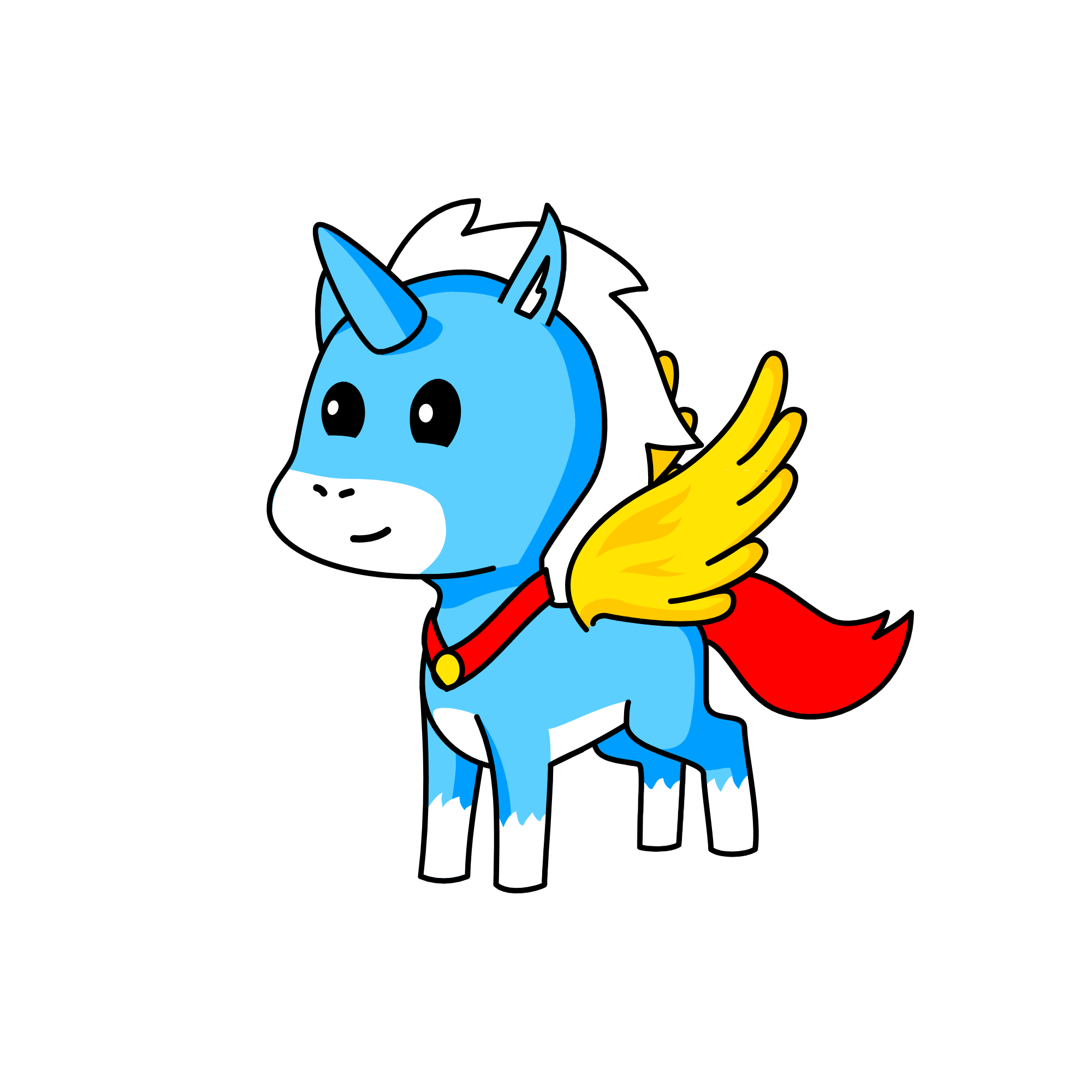 doraemon, the unicorn