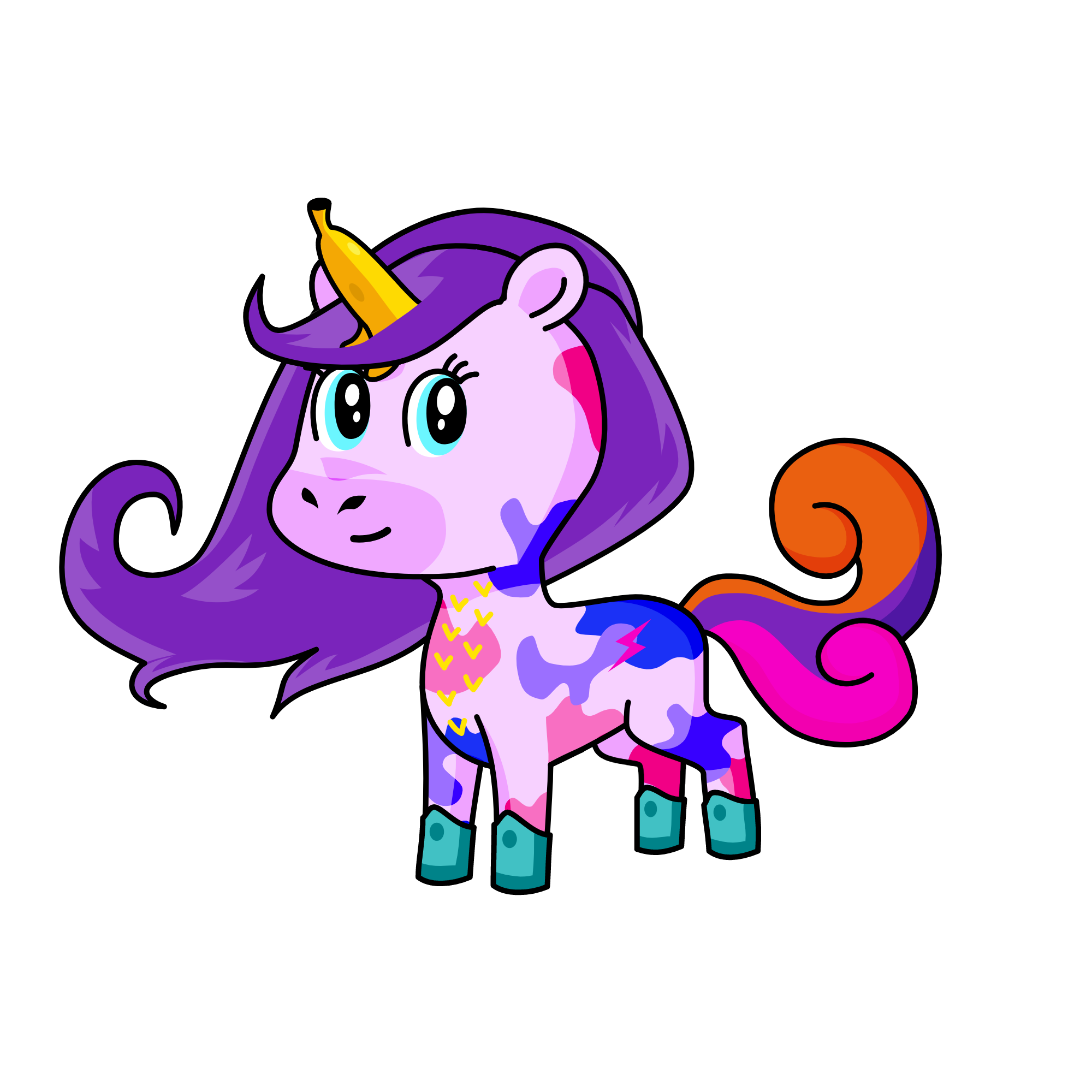 oi8u76ytre, the unicorn