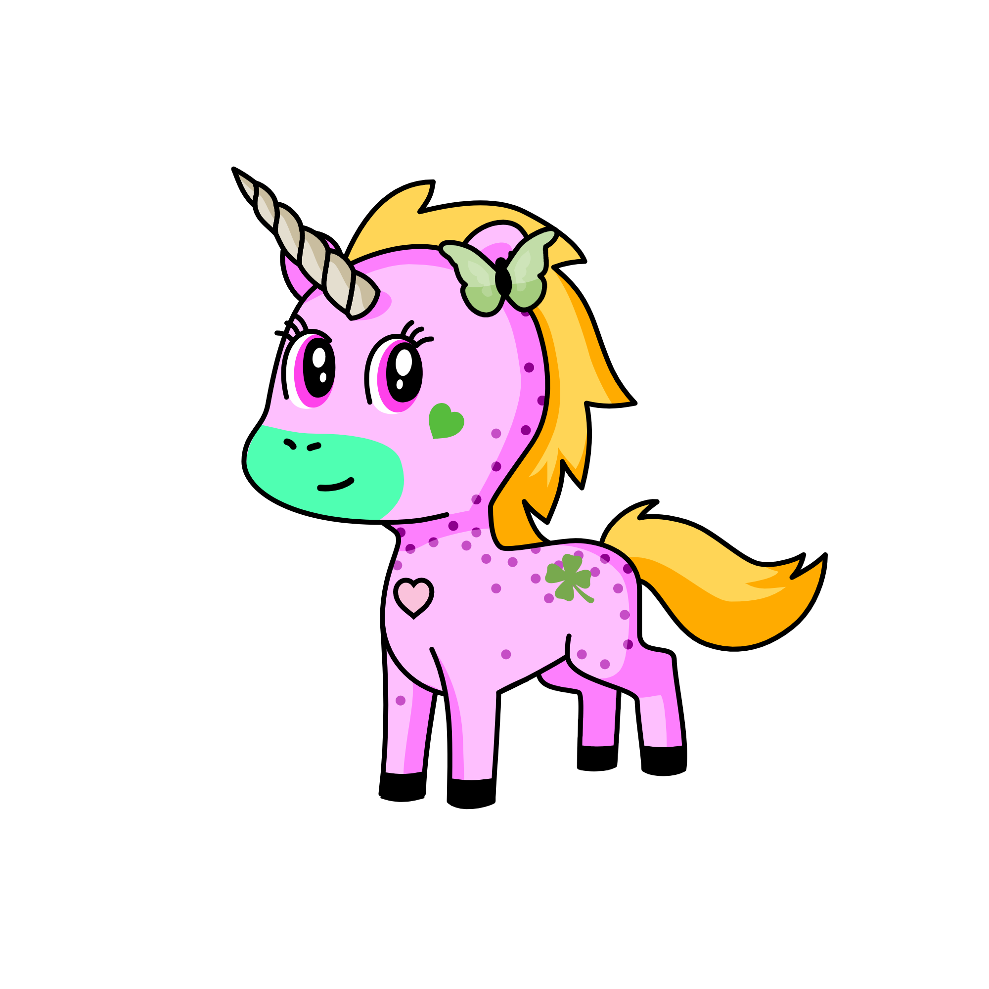 Unicorn Cute, the unicorn