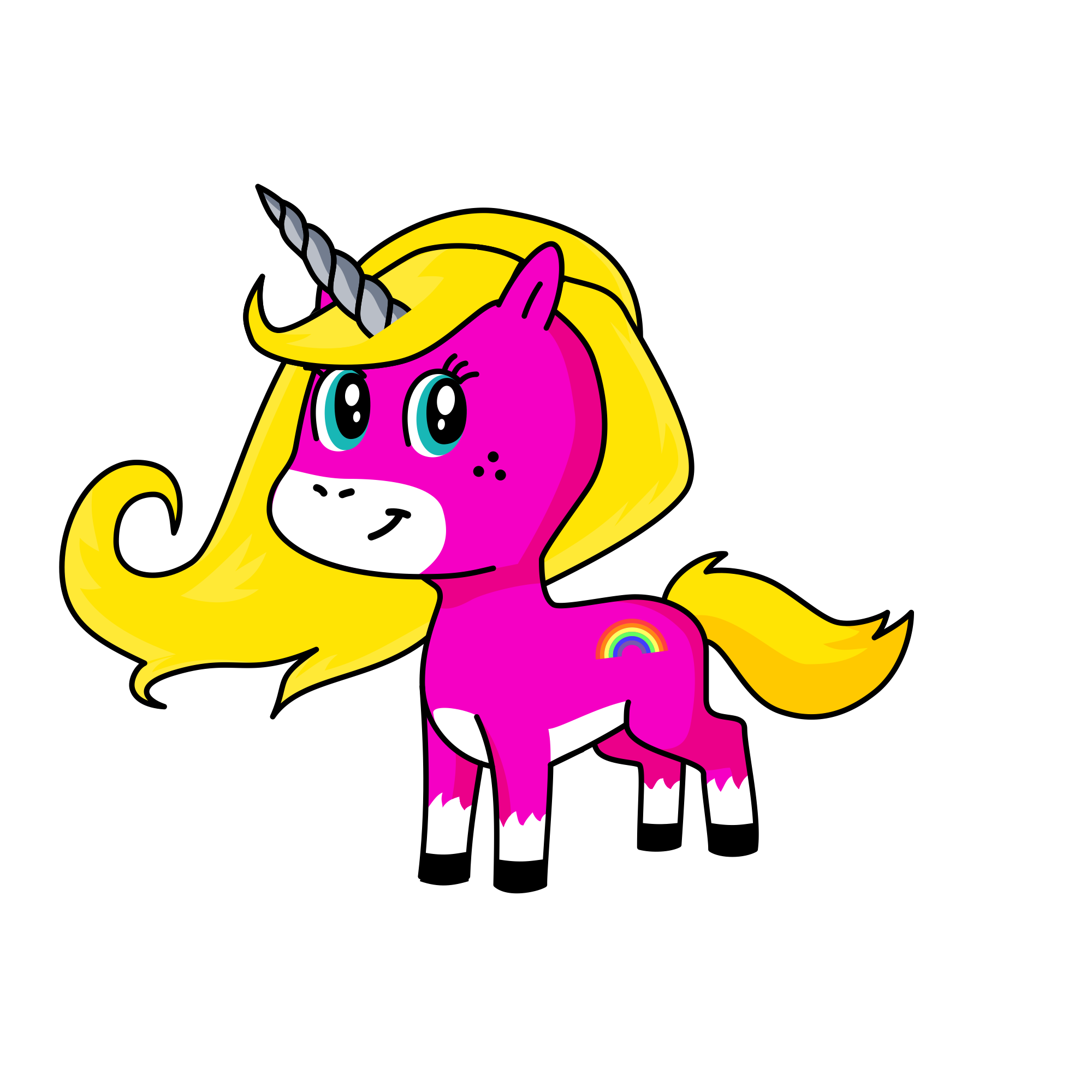 Tauny , the unicorn