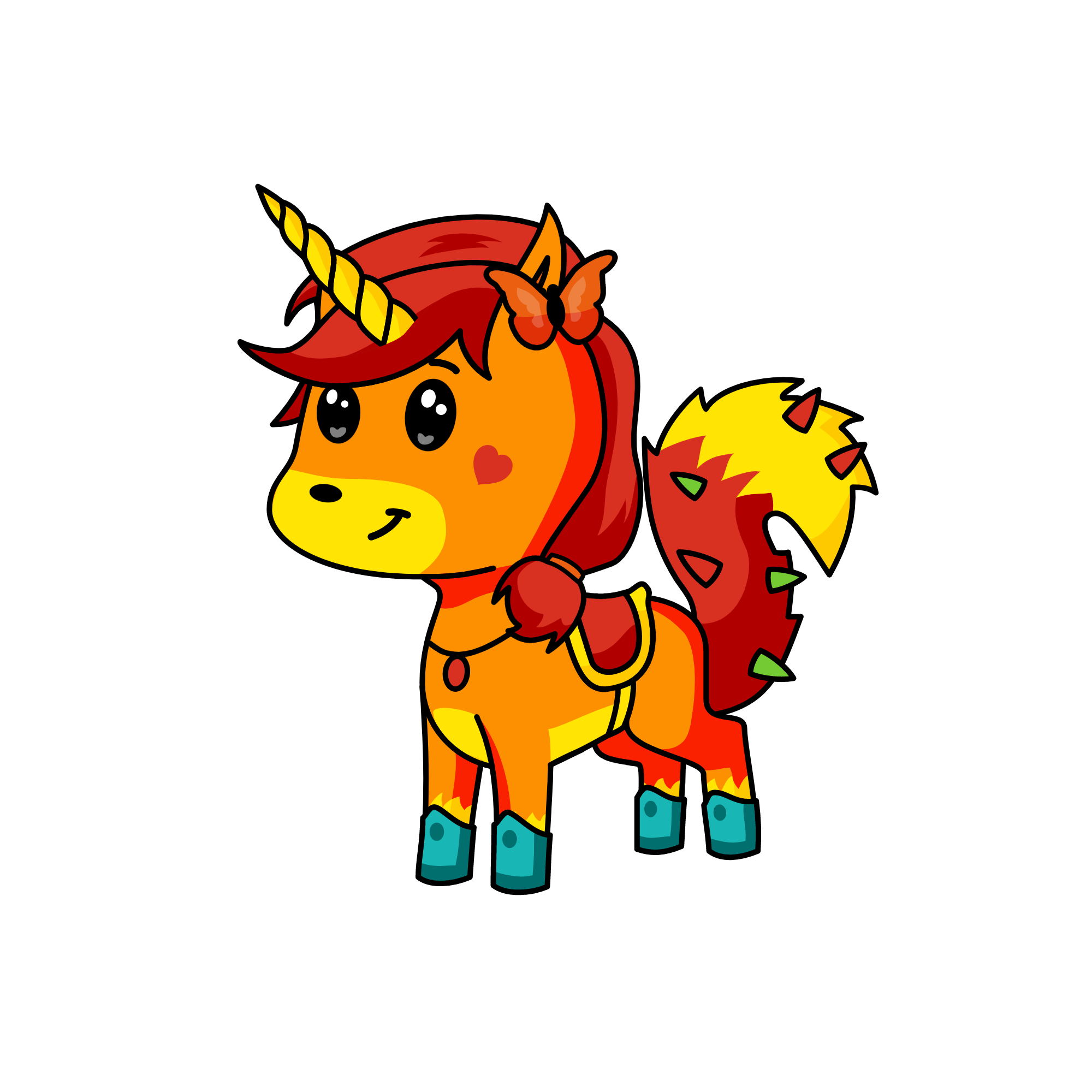 Flare, the unicorn