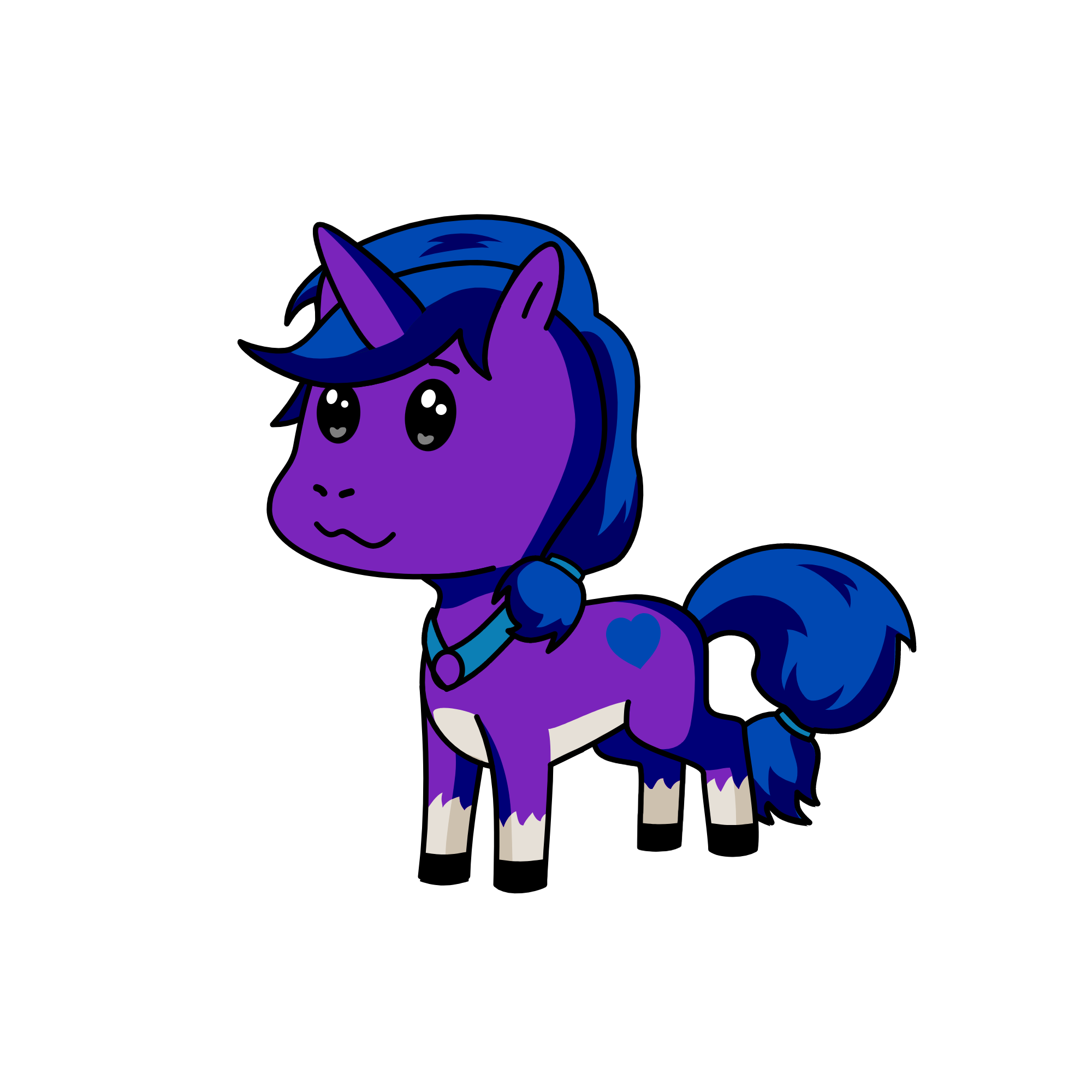 Moon, the unicorn