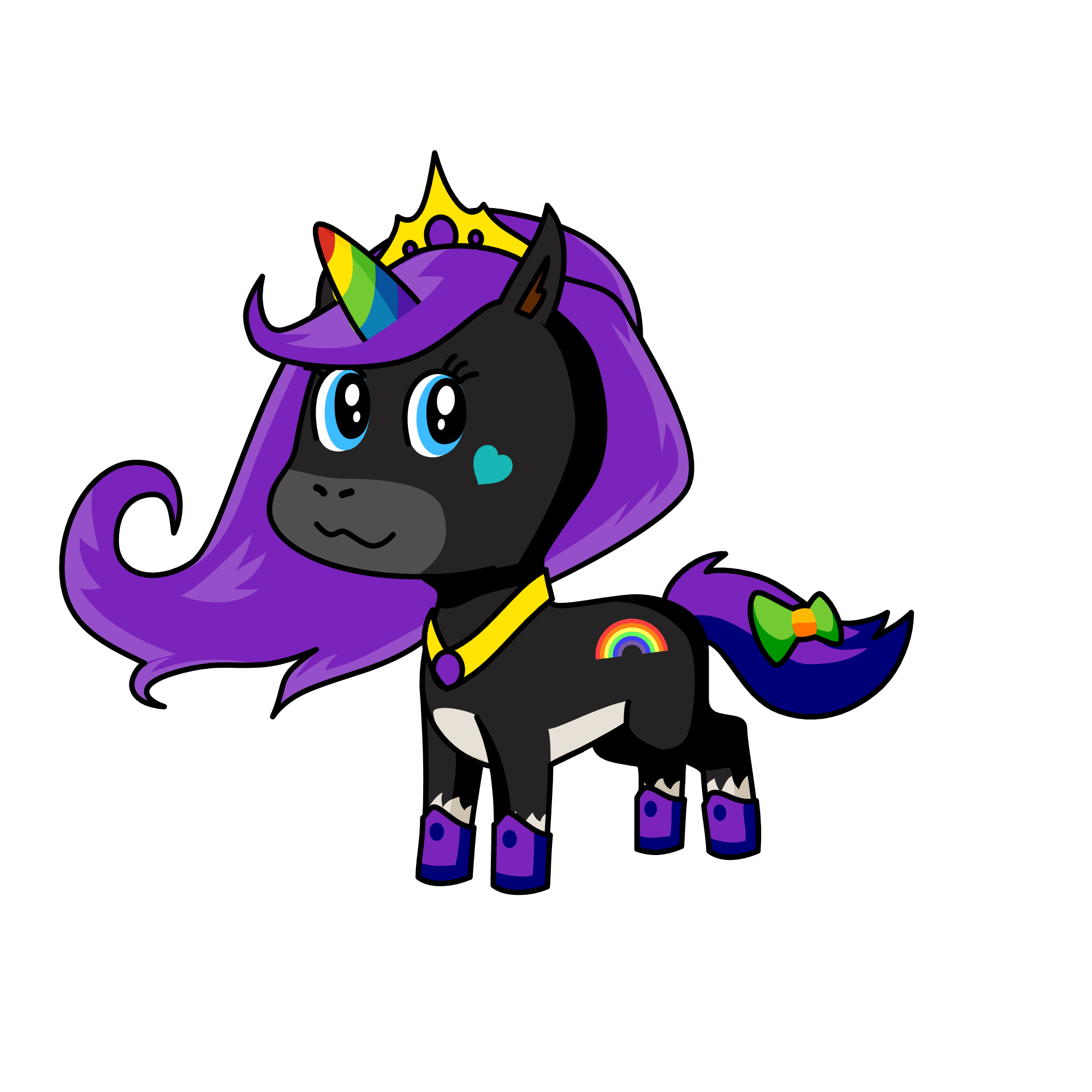 super rainbow, the unicorn