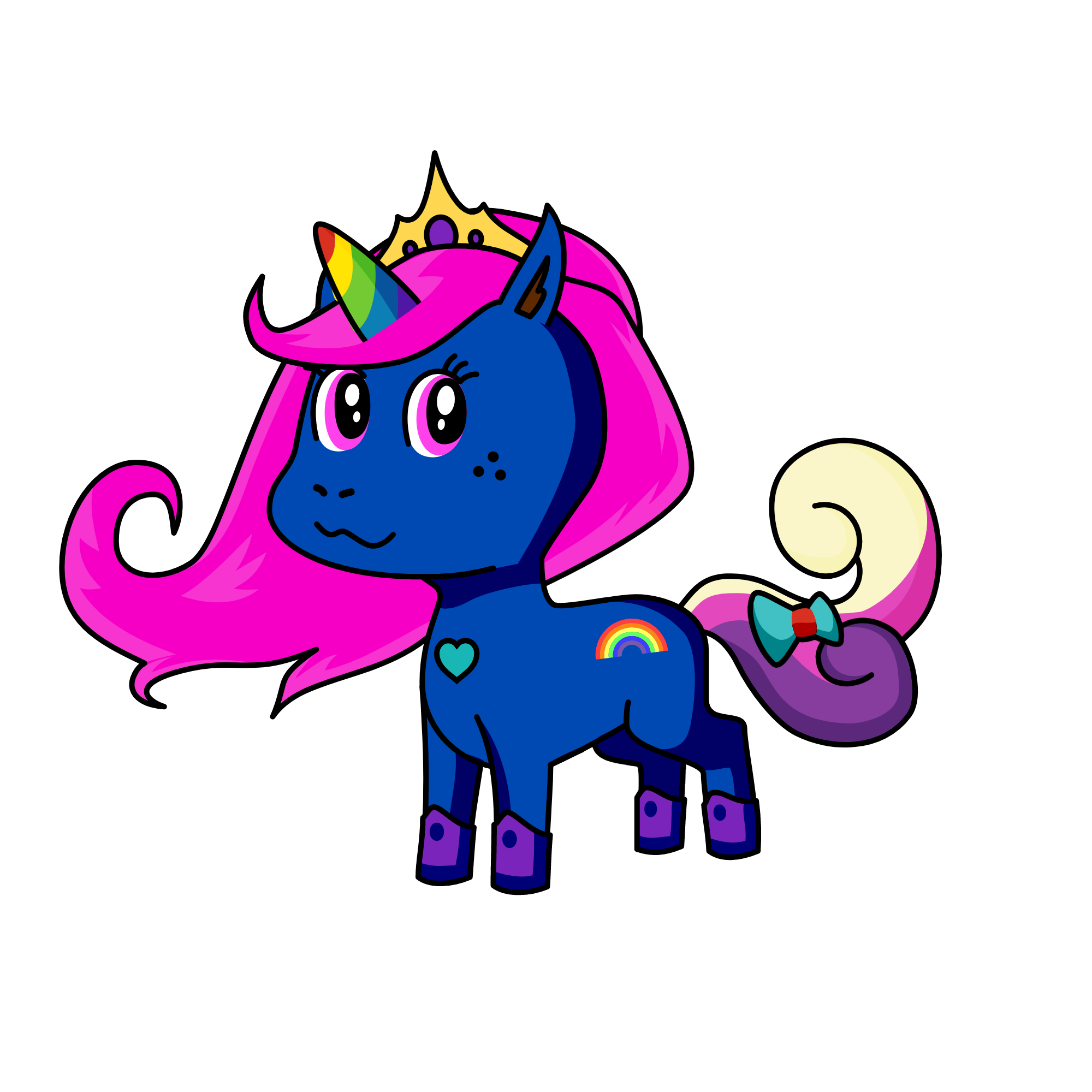 rainbowdas, the unicorn