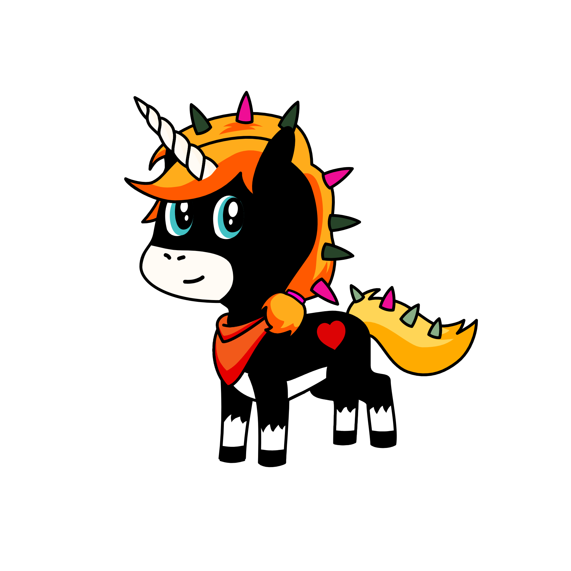 demon, the unicorn