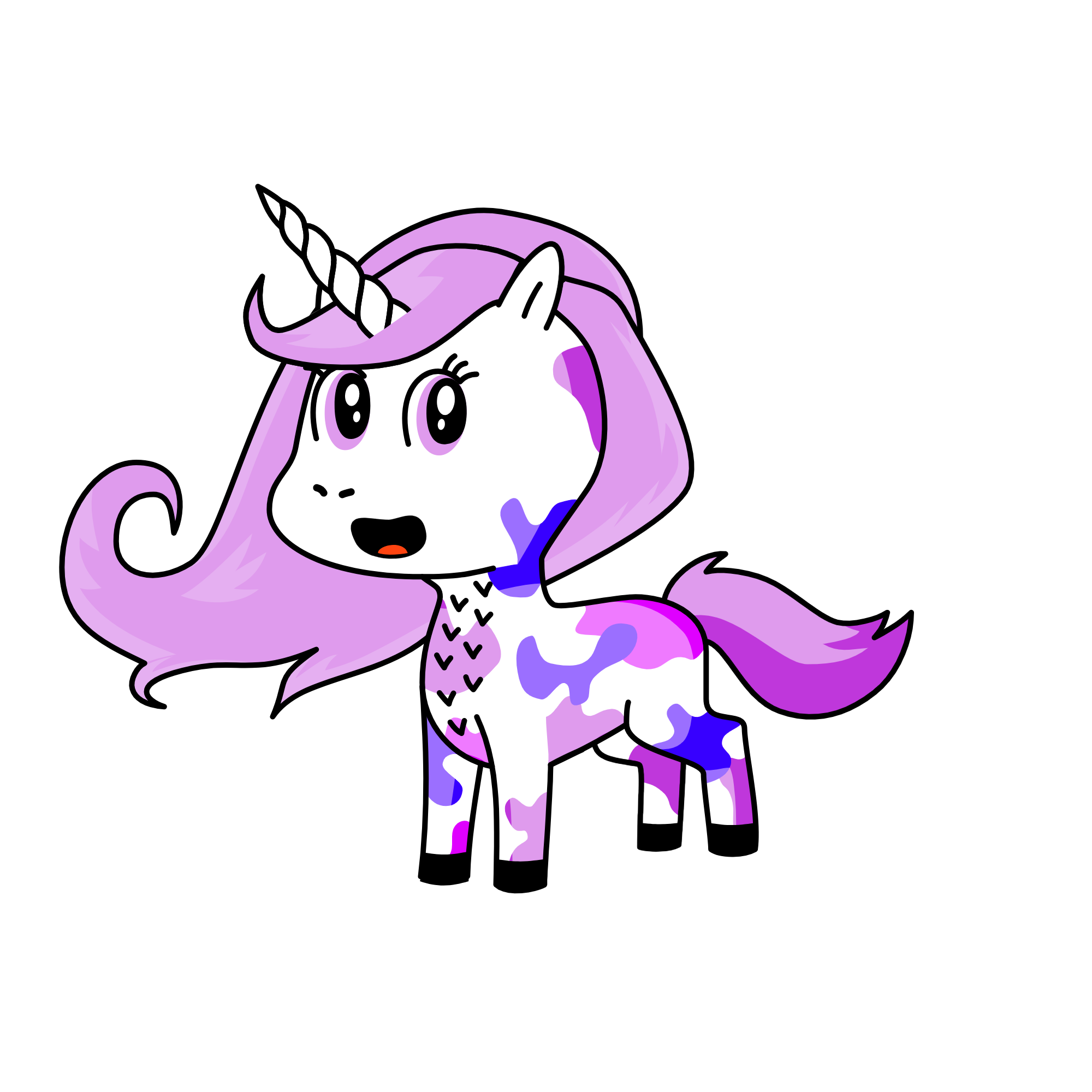 VIOLET, the unicorn