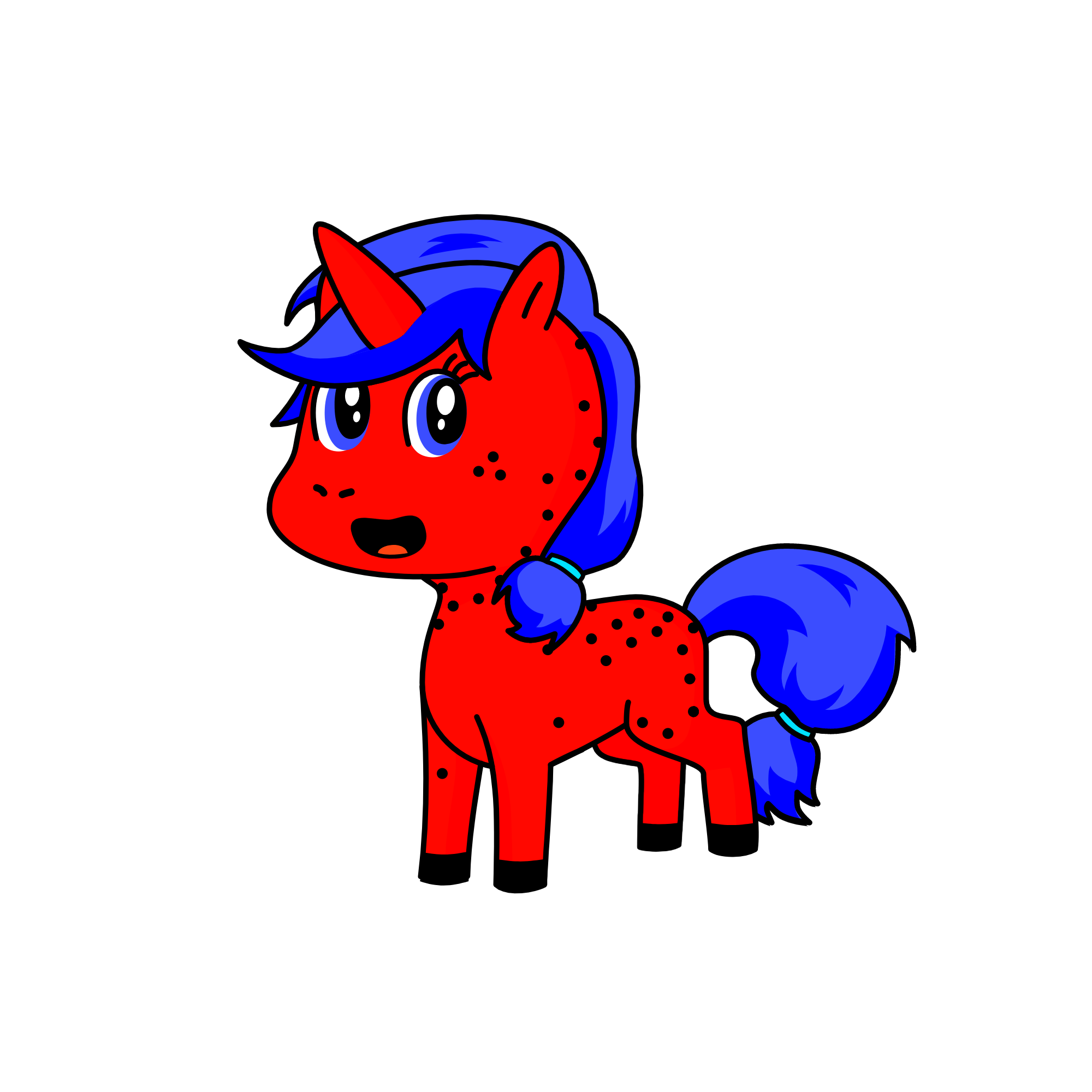 Lady bug, the unicorn