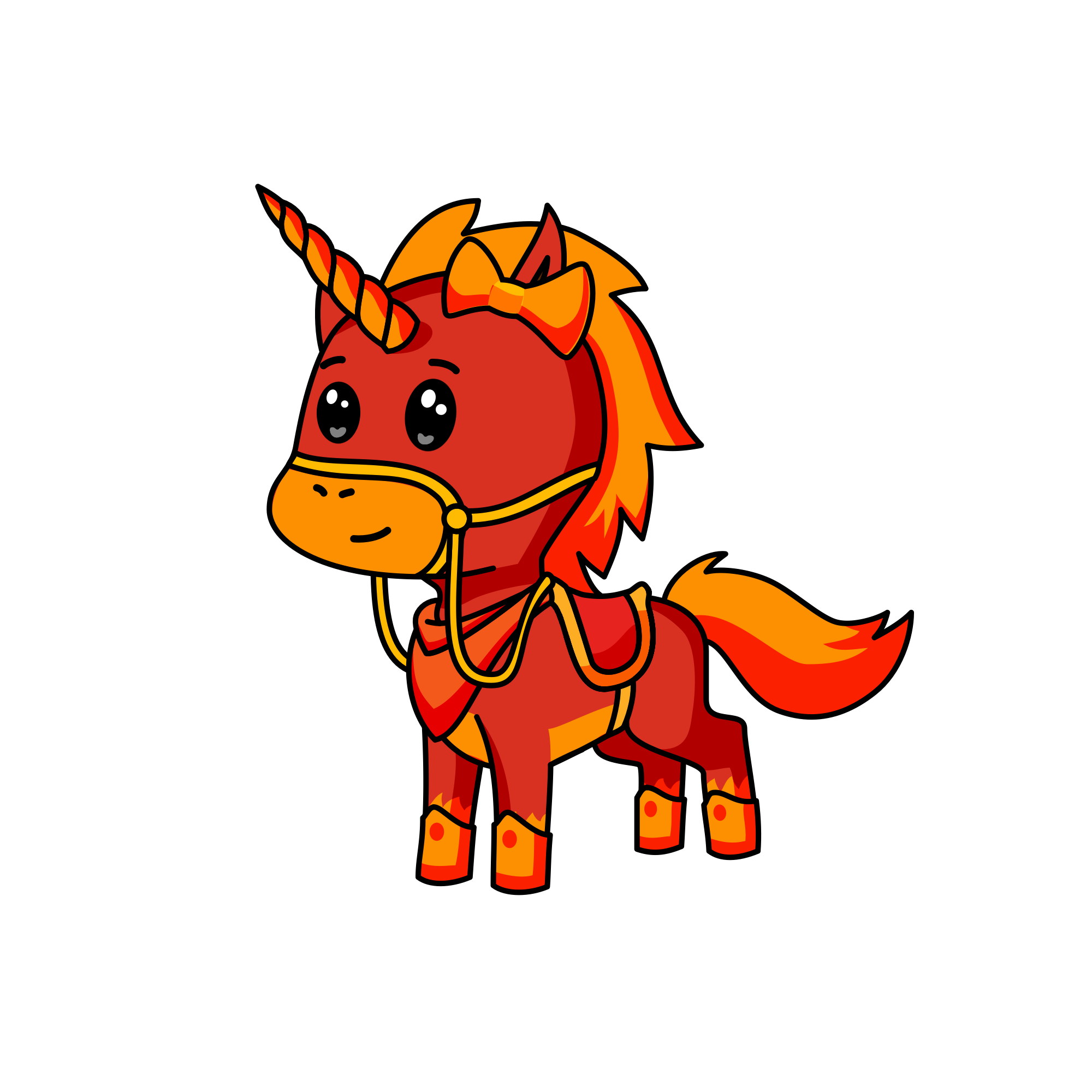 Fuego, the unicorn