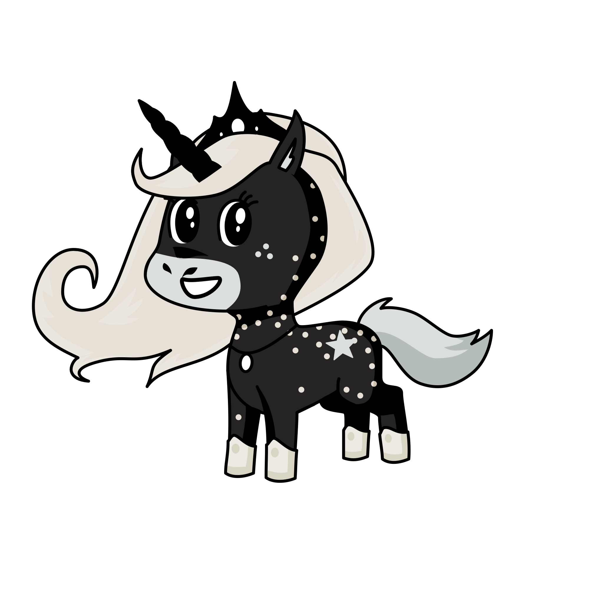 Midnightstar, the unicorn