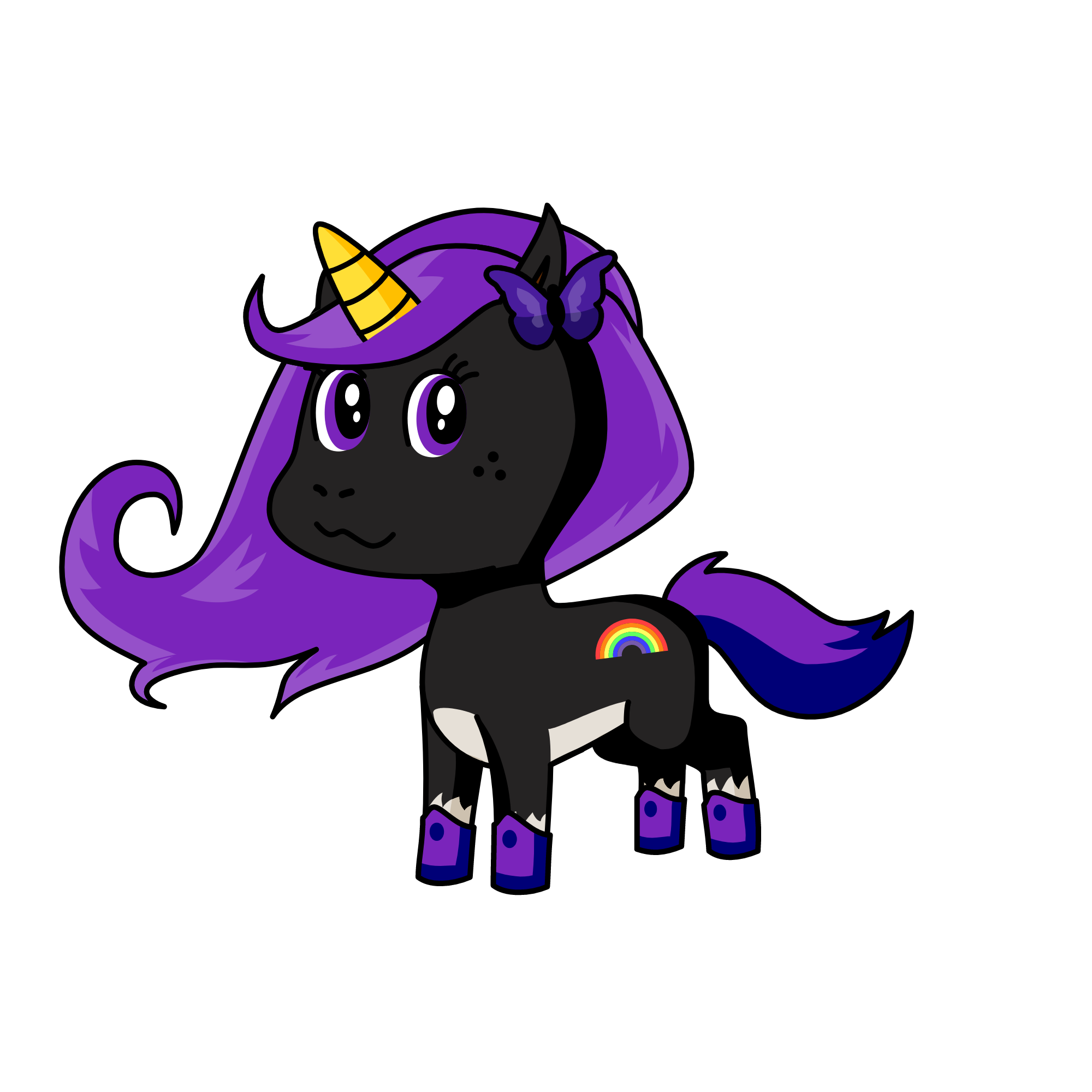 Glody, the unicorn