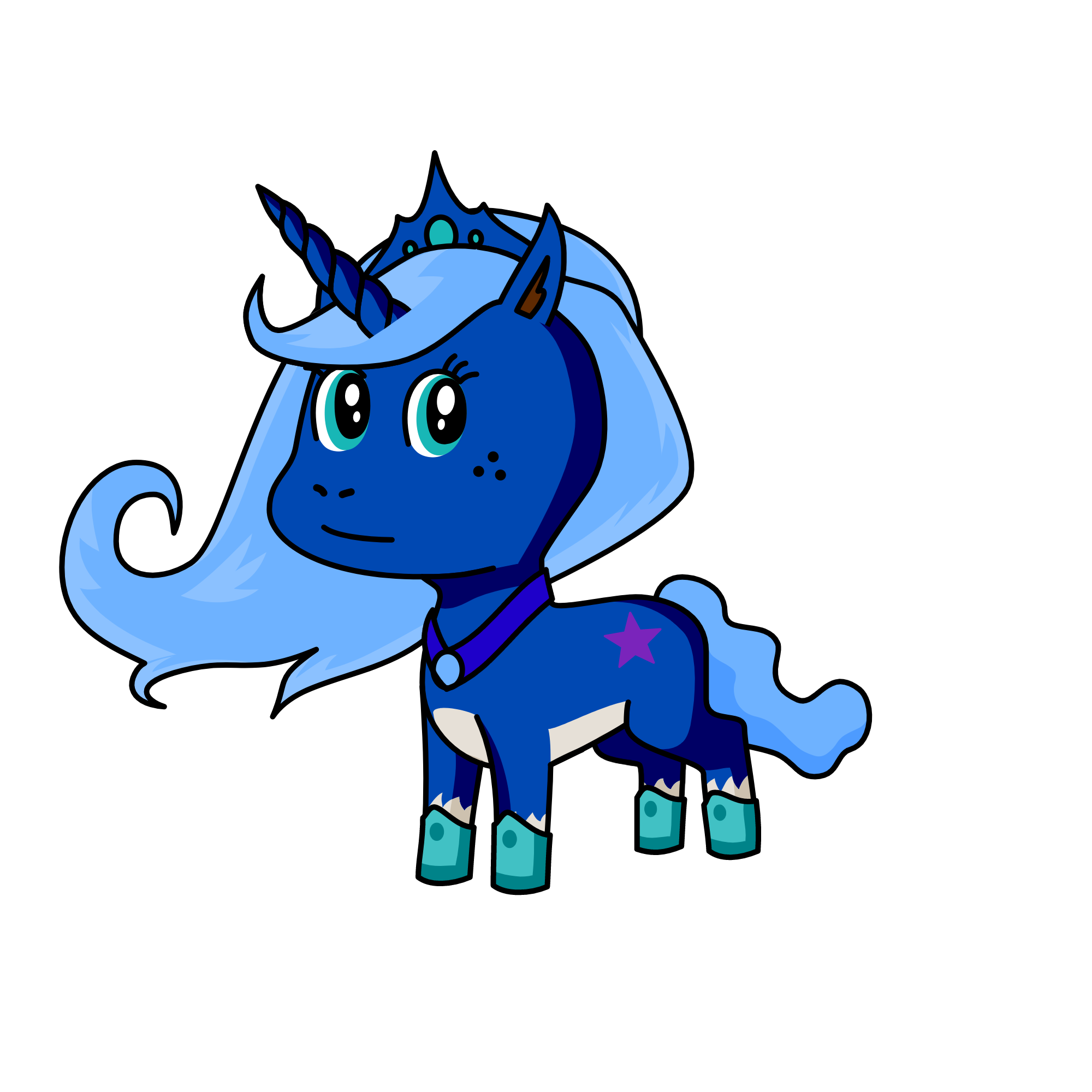putri luna, the unicorn