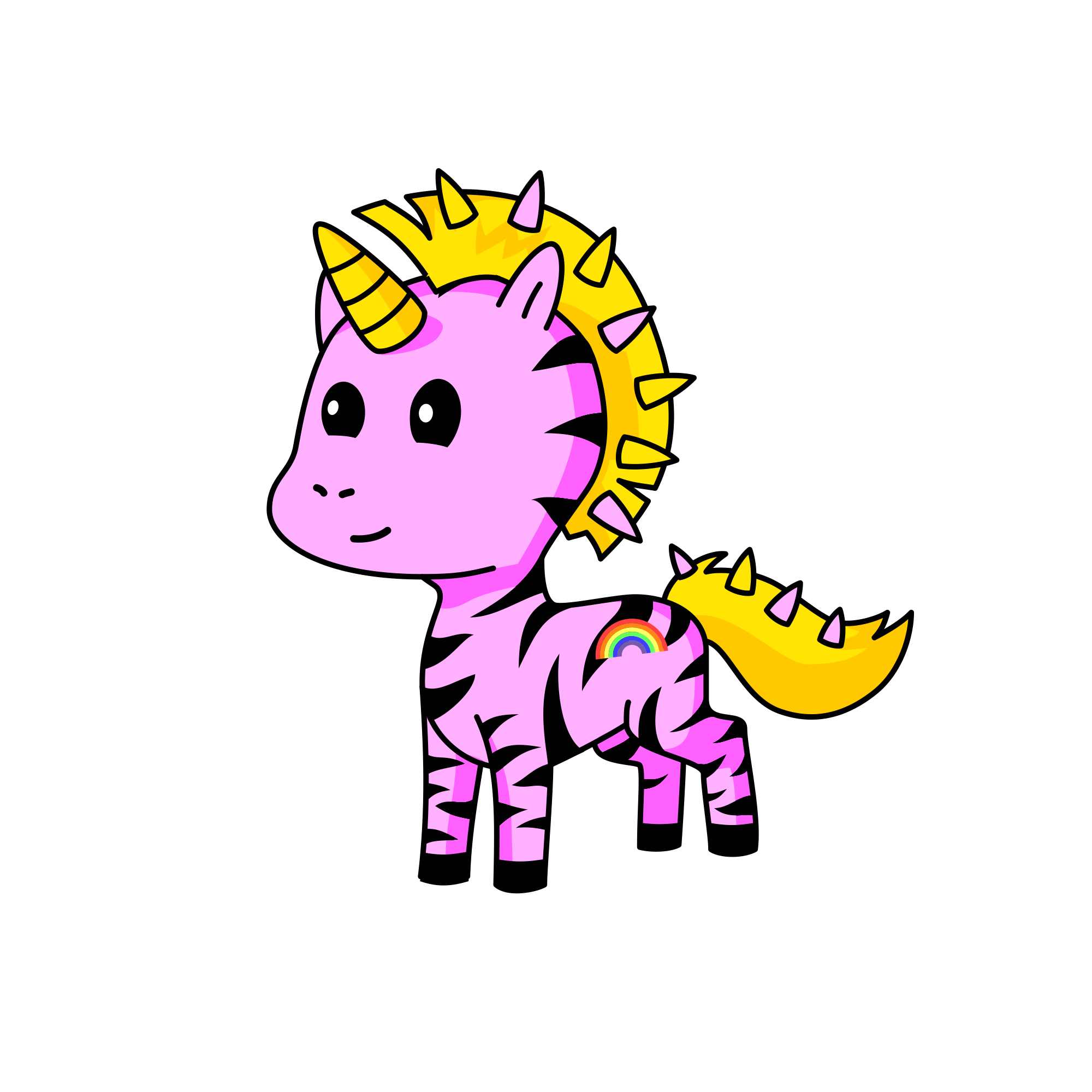 Pinka, the unicorn