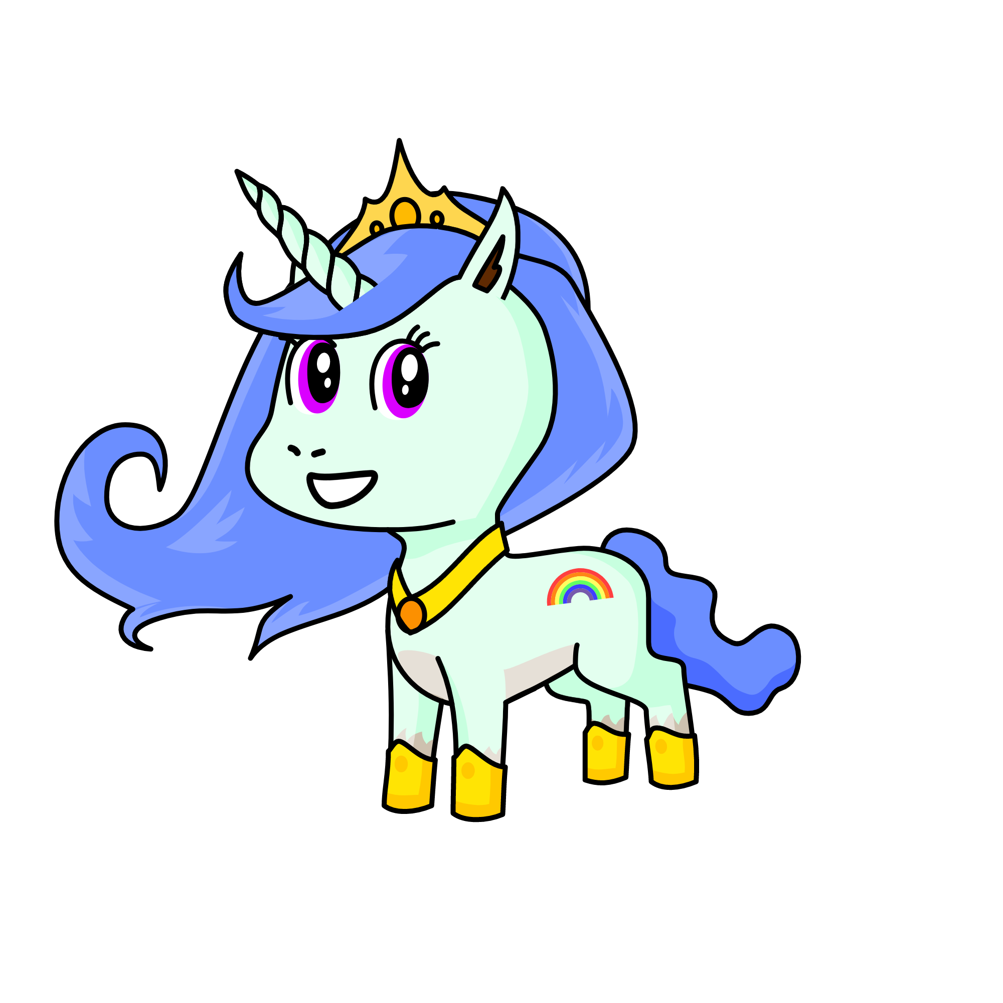 putri selestia, the unicorn