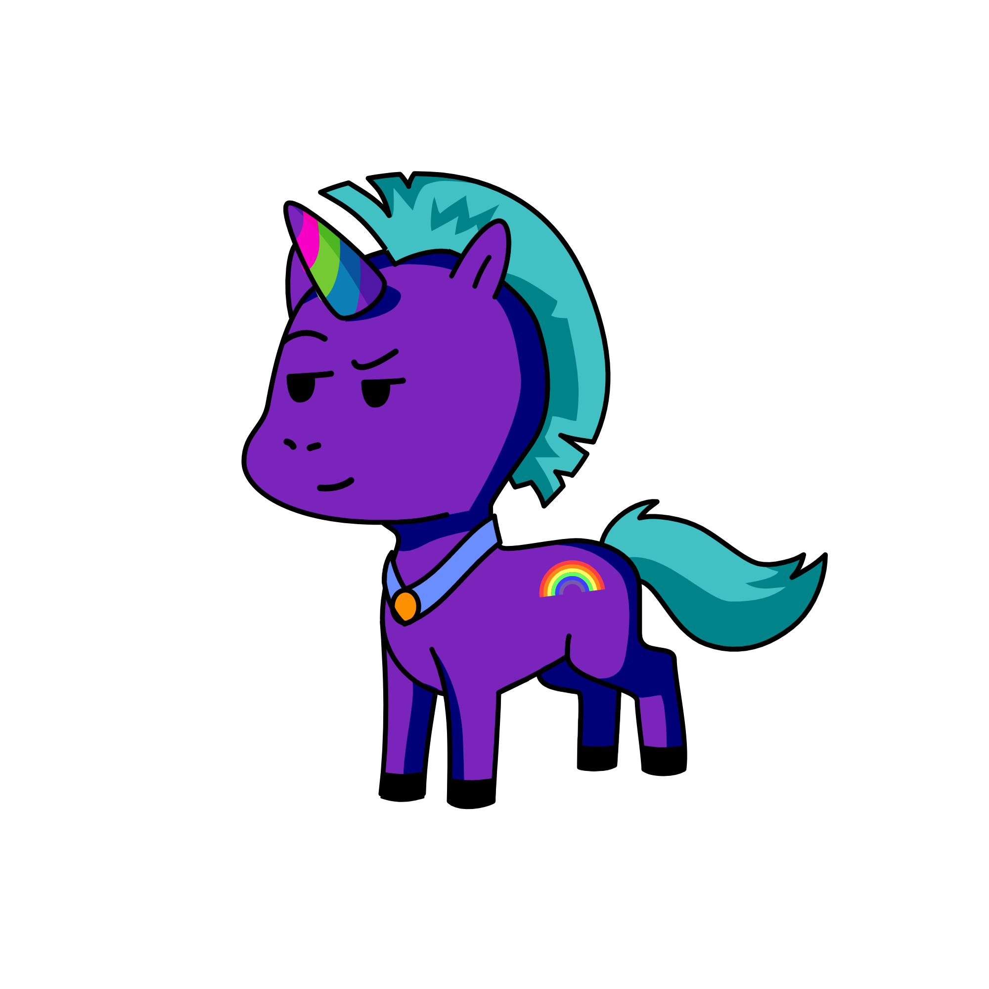 Rainbowdasy, the unicorn