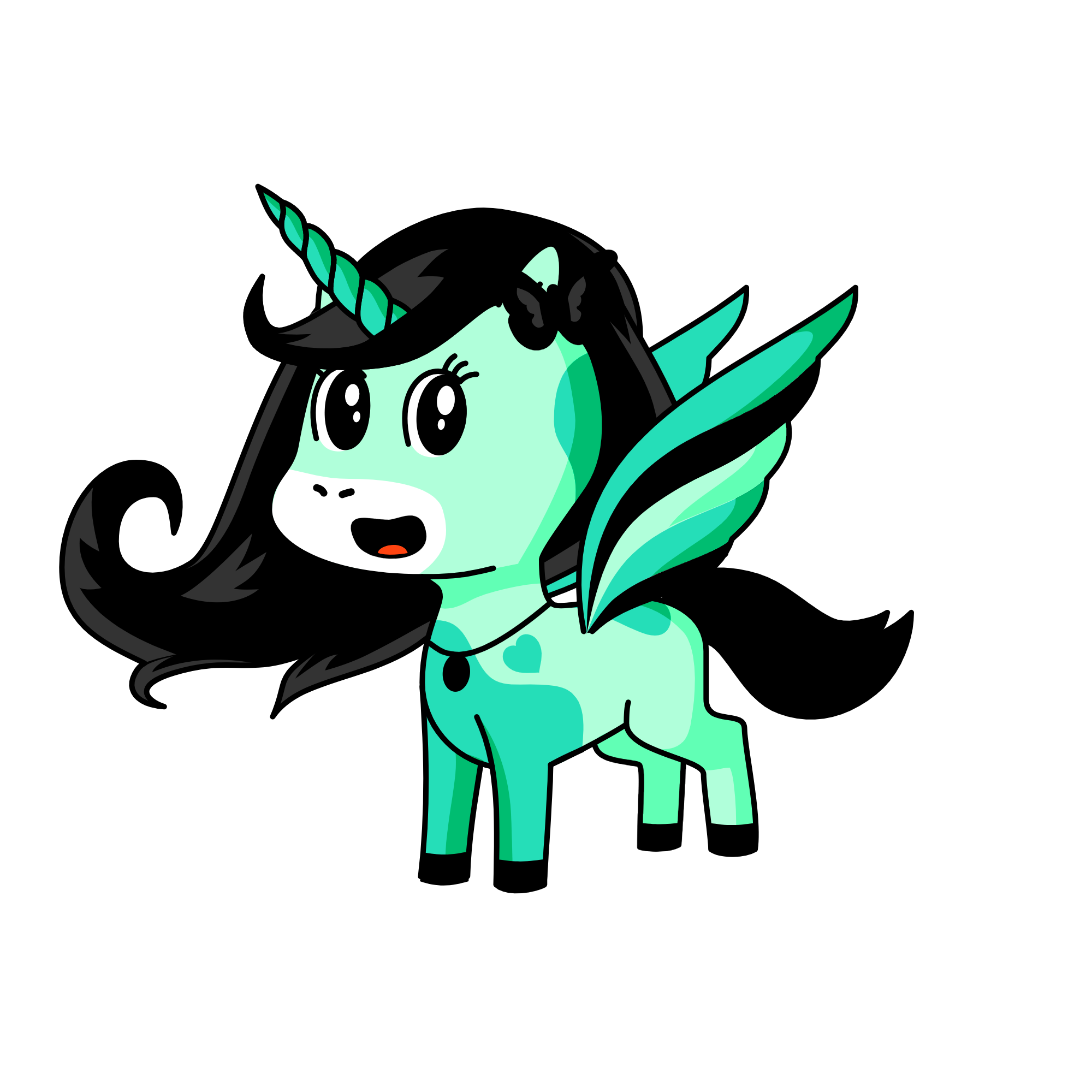 minty, the unicorn