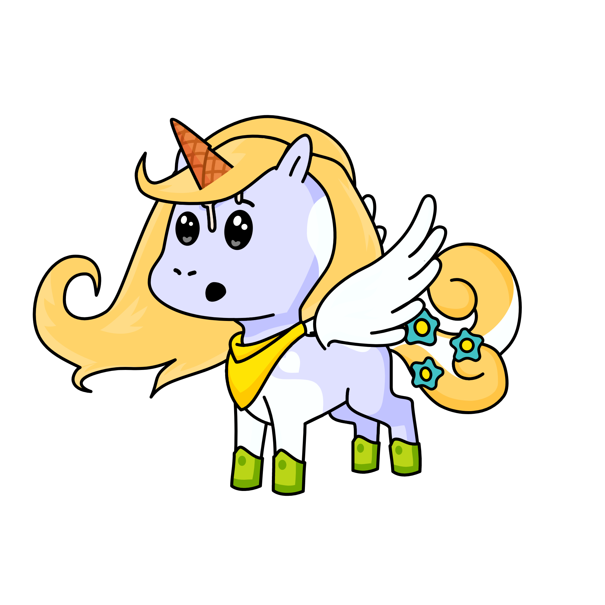Creativa, the unicorn