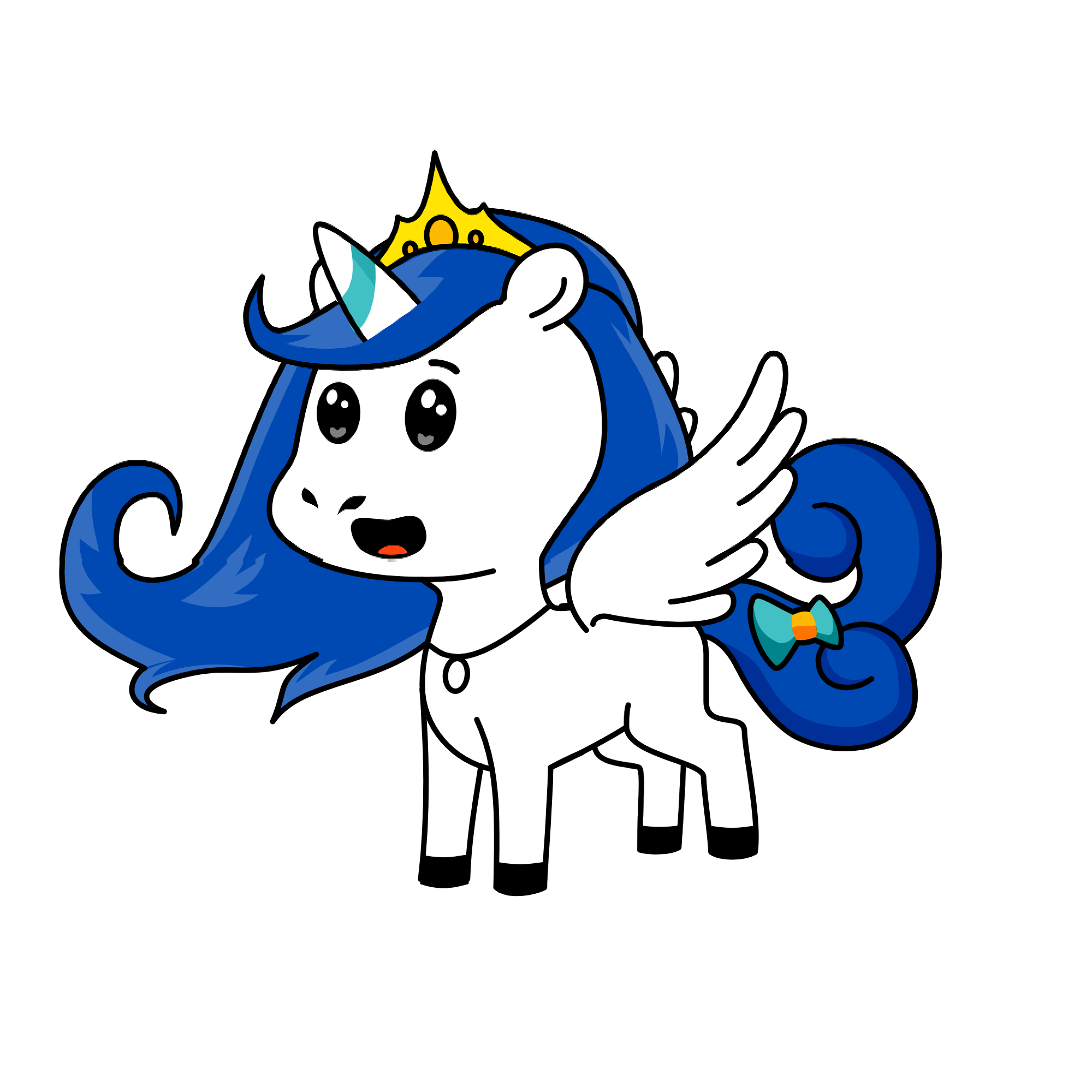 Angela, the unicorn