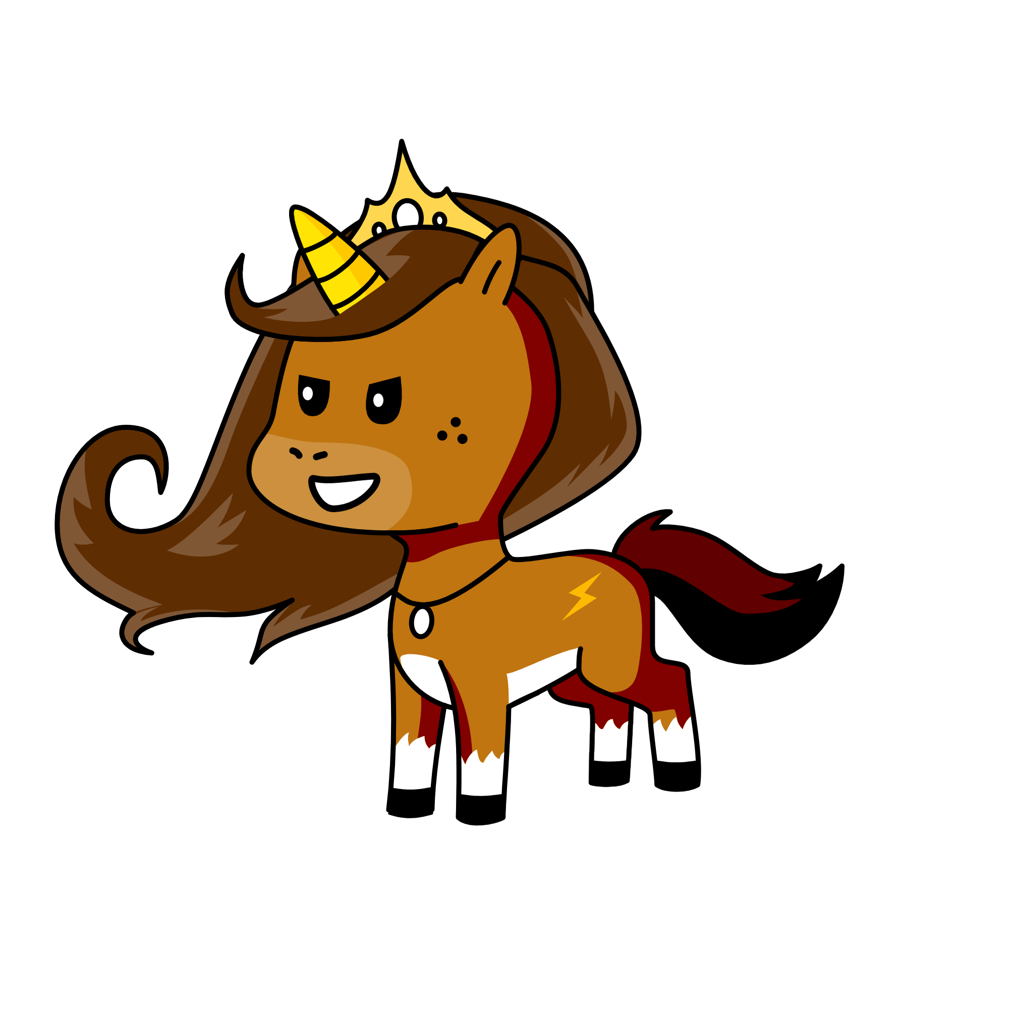 The  oder  side of me, the unicorn