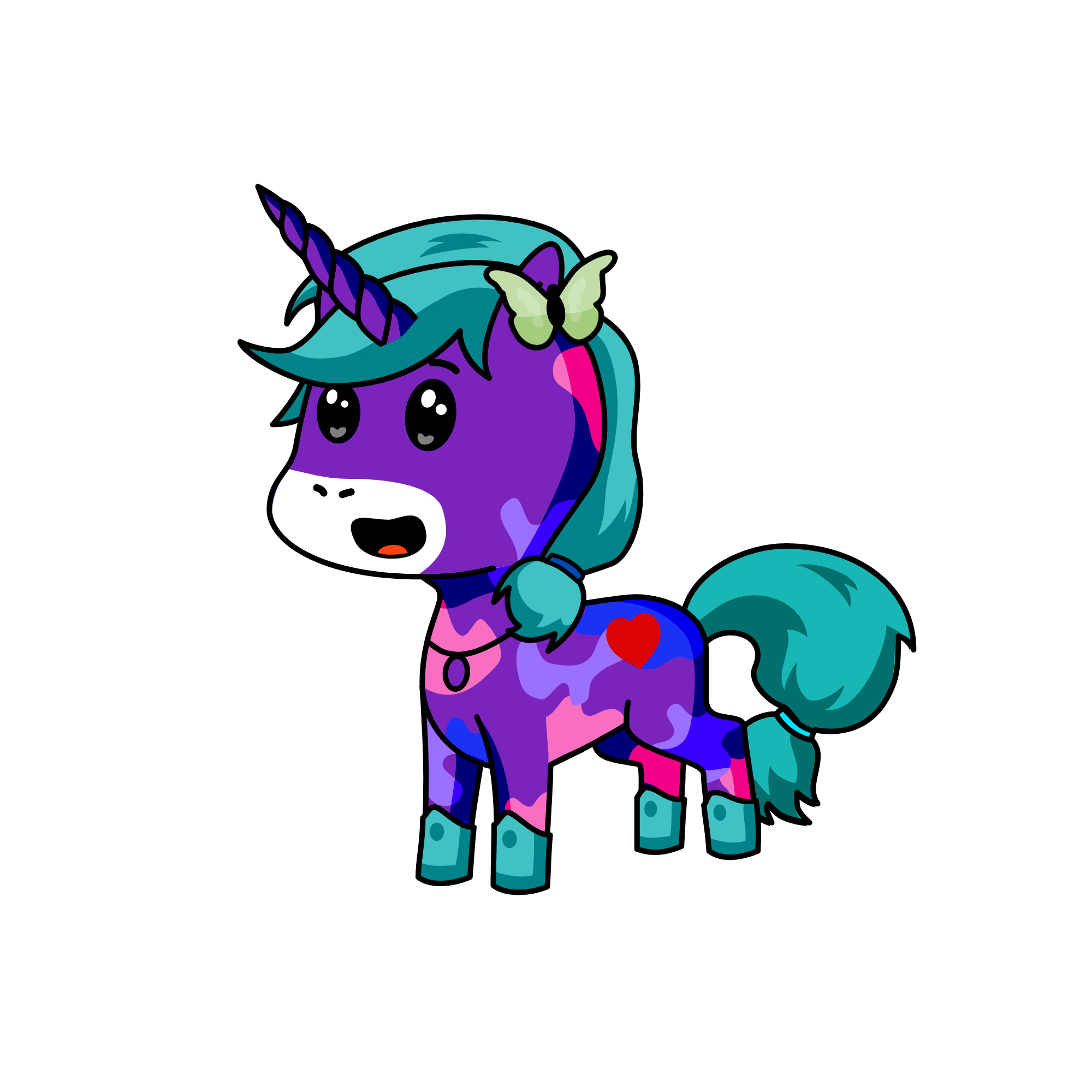 Midnight, the unicorn