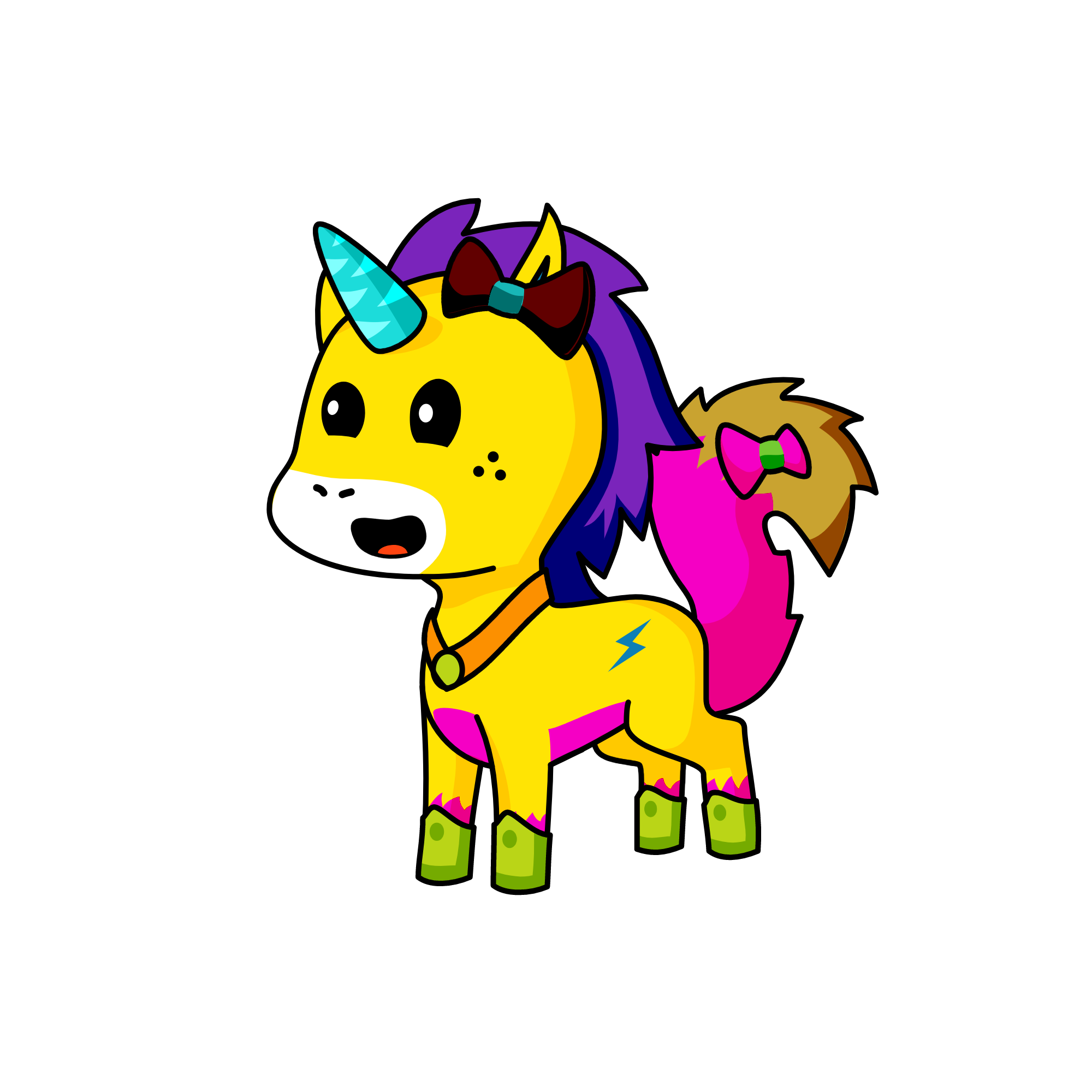 crazy, the unicorn