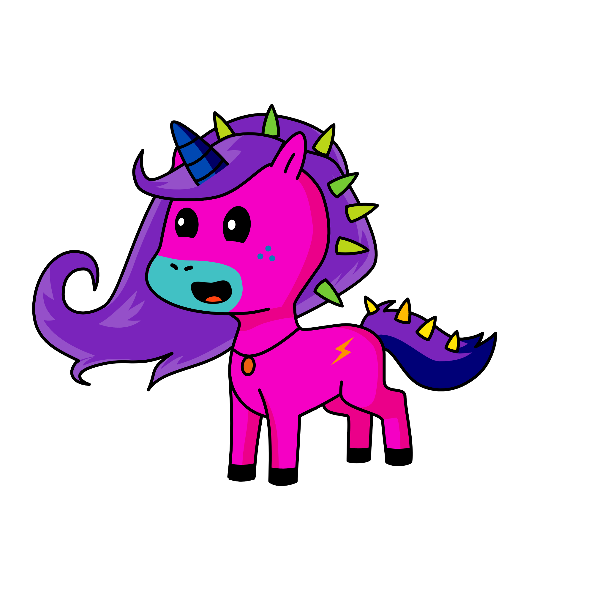 rainbow, the unicorn