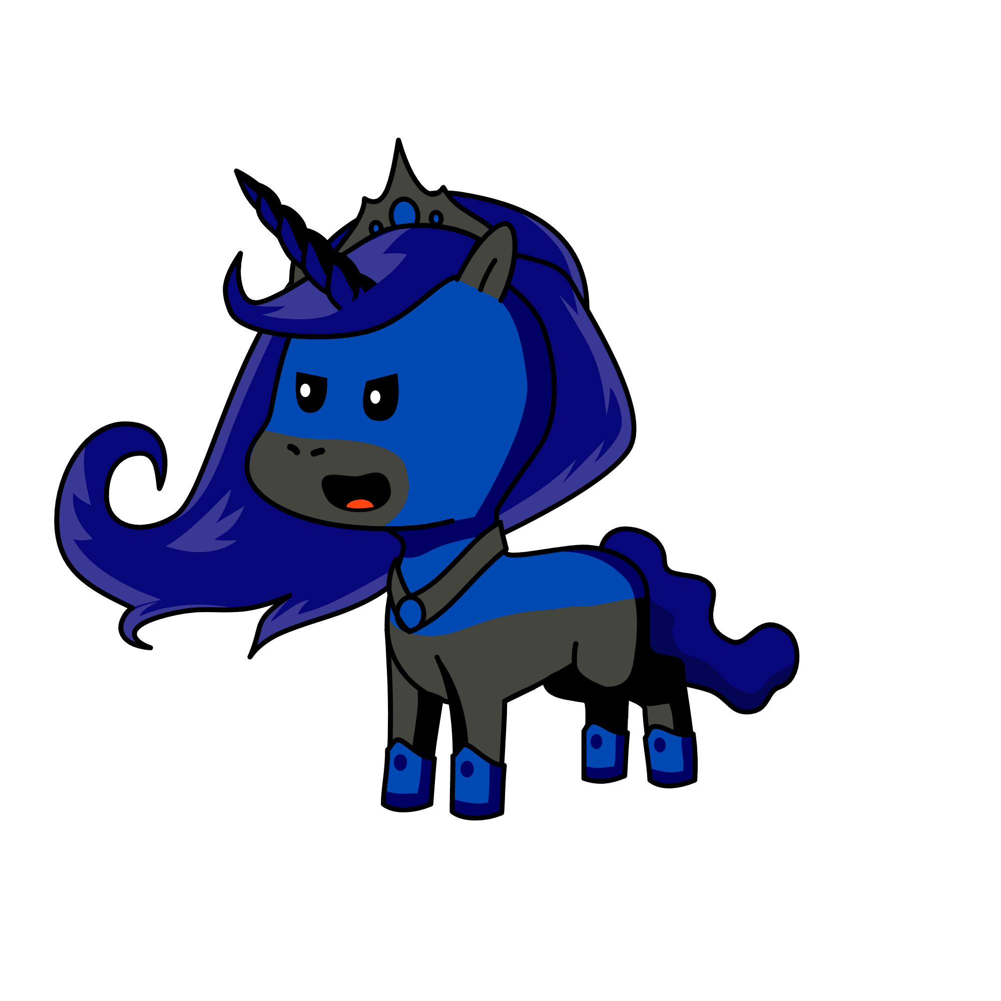 Nightmare Moon, the unicorn
