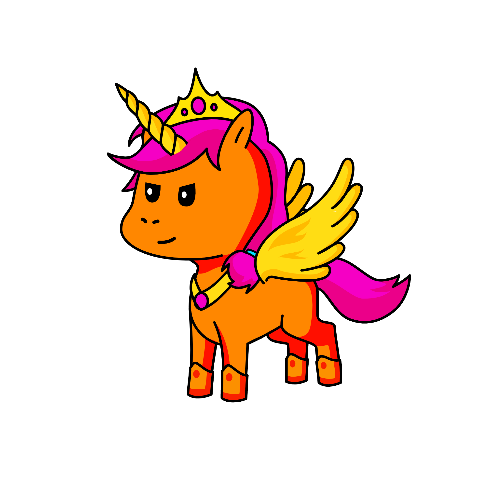 evil sunny starstout, the unicorn