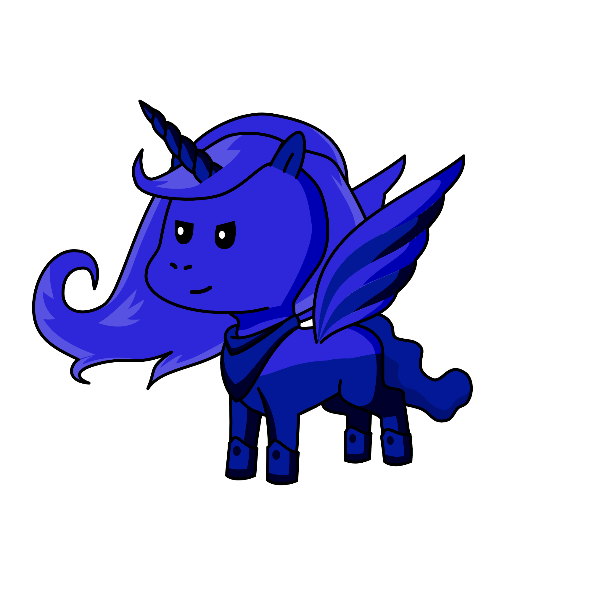 Nightmare Moon, the unicorn