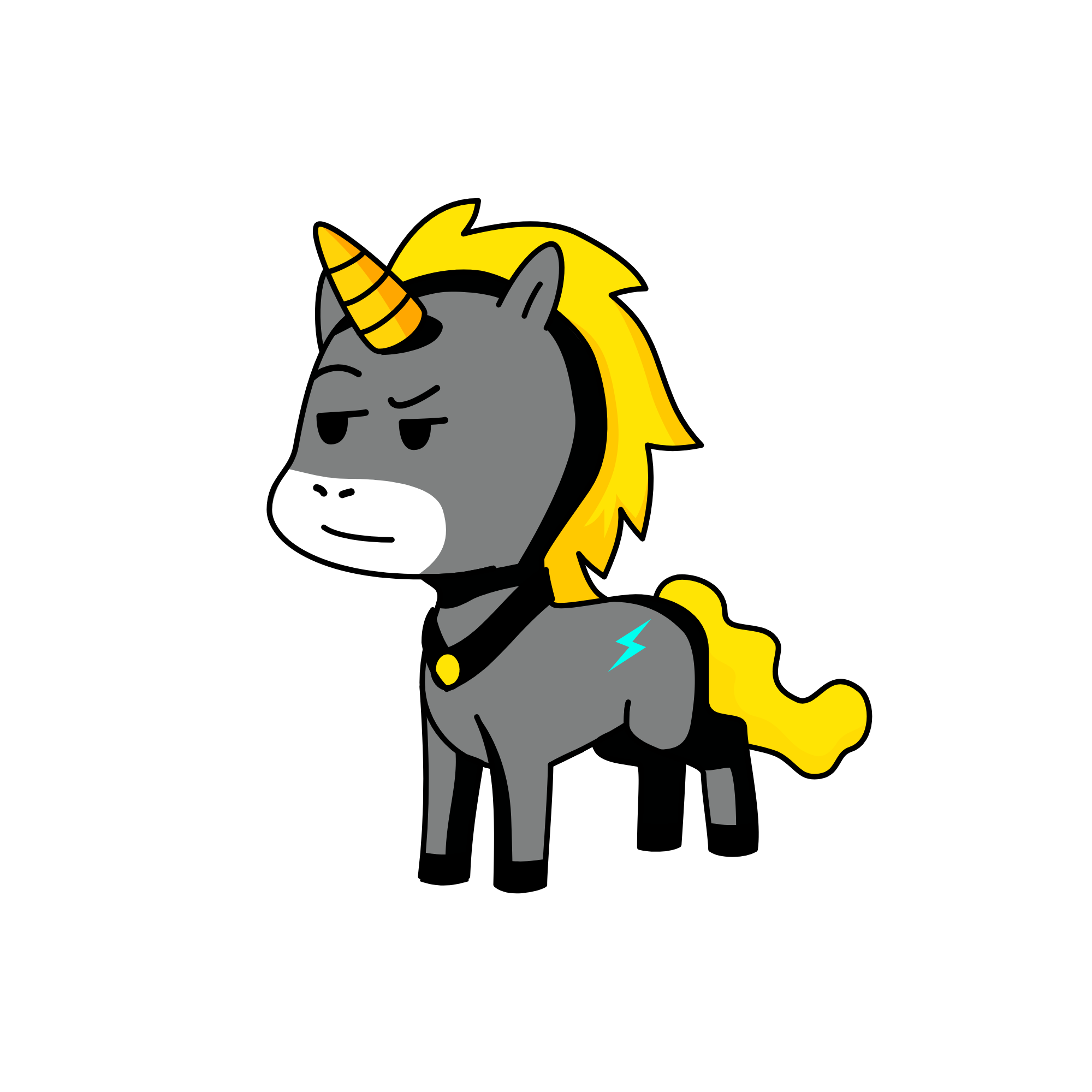 Cat Noir, the unicorn