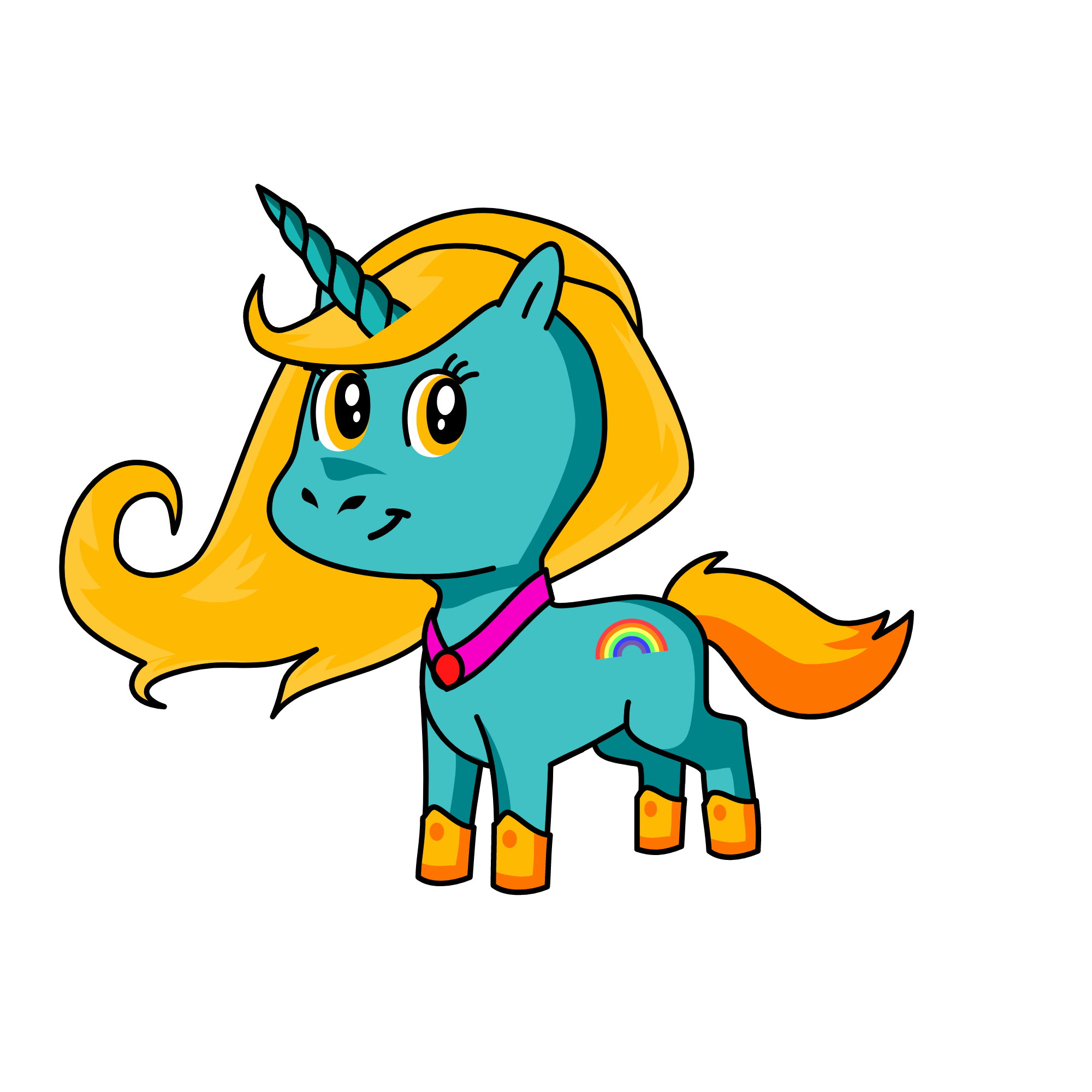 sandy, the unicorn