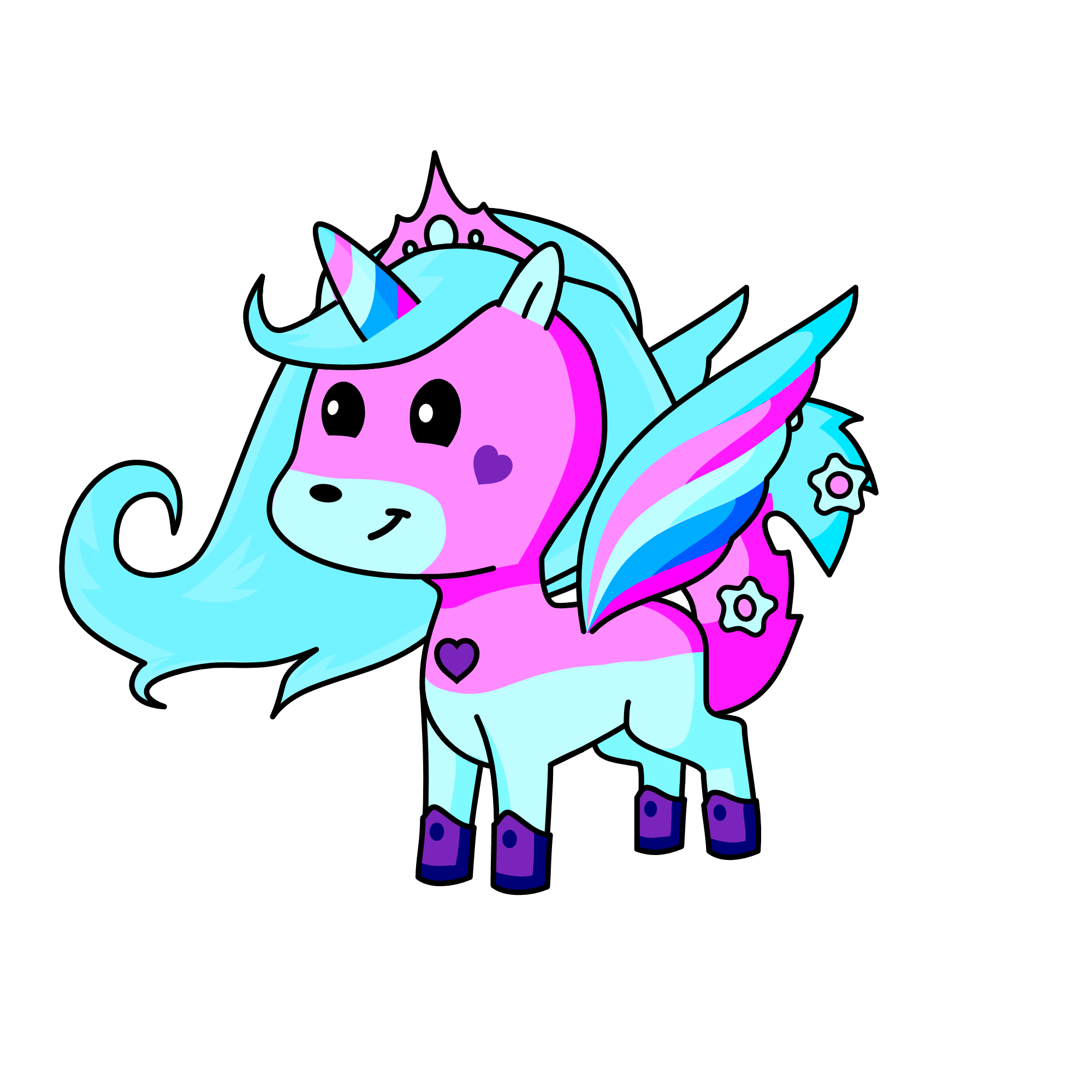 Pastel, the unicorn