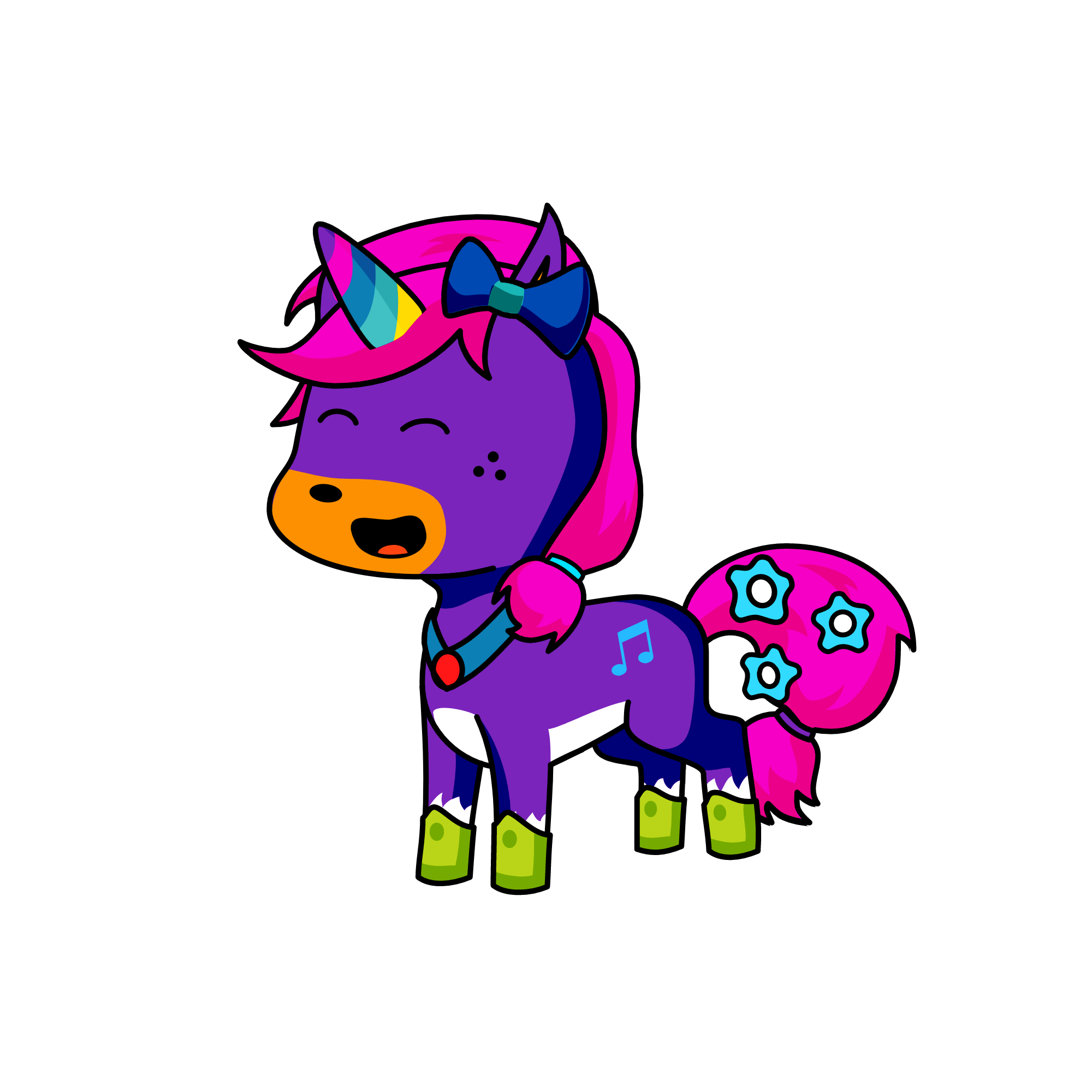Moonlight Happieness, the unicorn