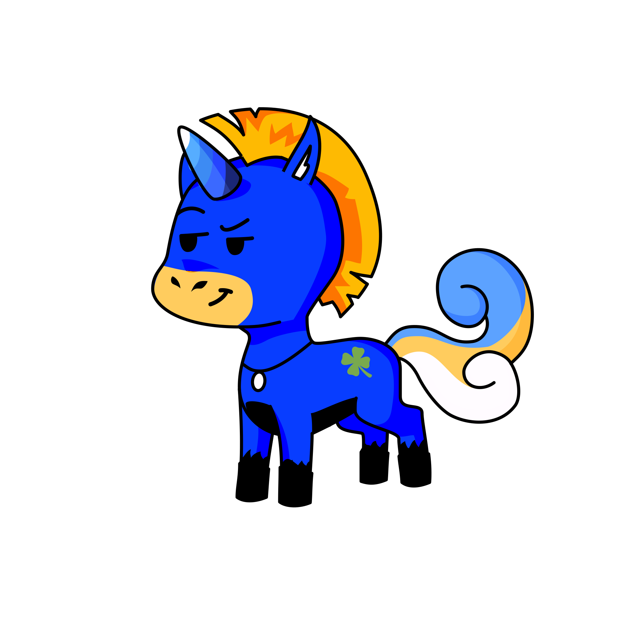 Zuke, the unicorn