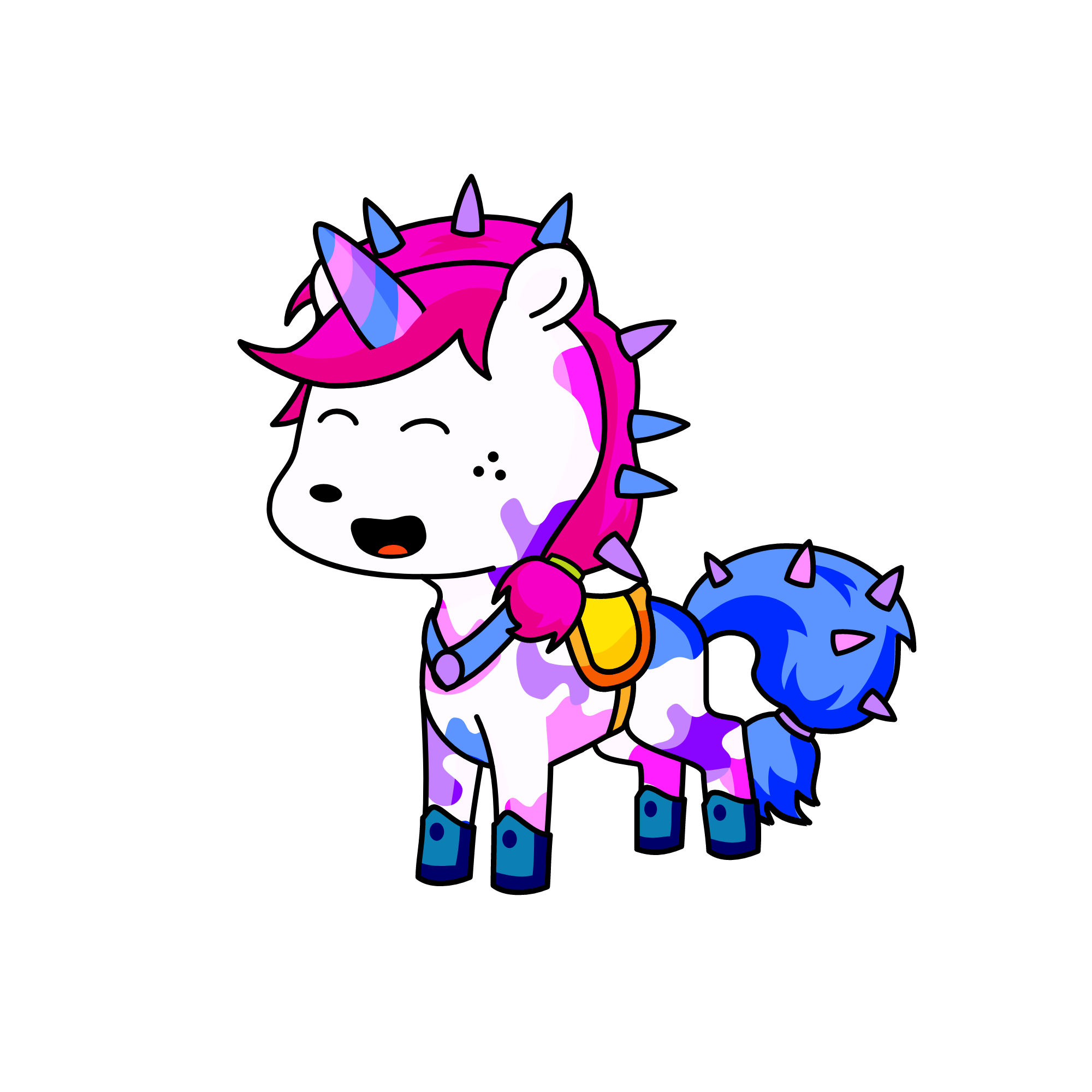 pinkblueypurpley, the unicorn