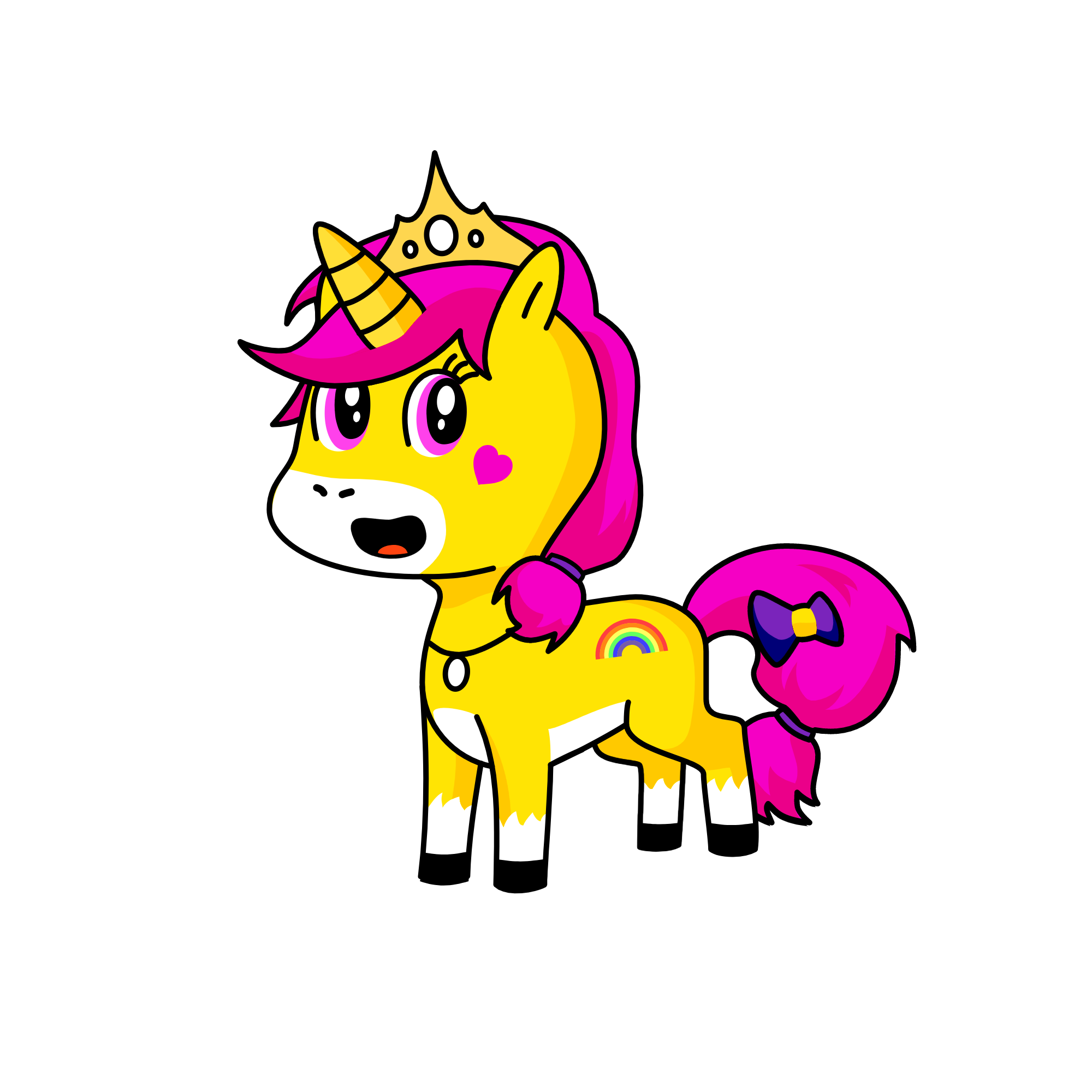 Mela, the unicorn