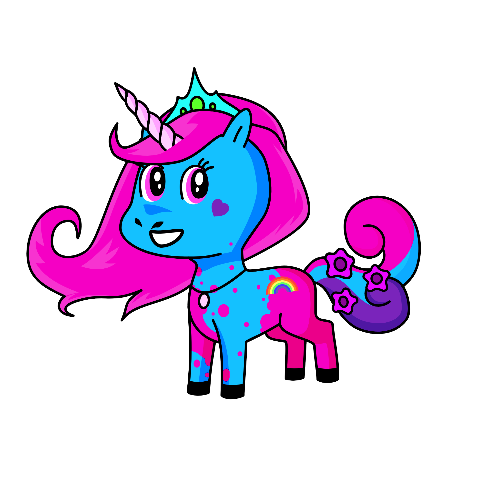 fluffy, the unicorn