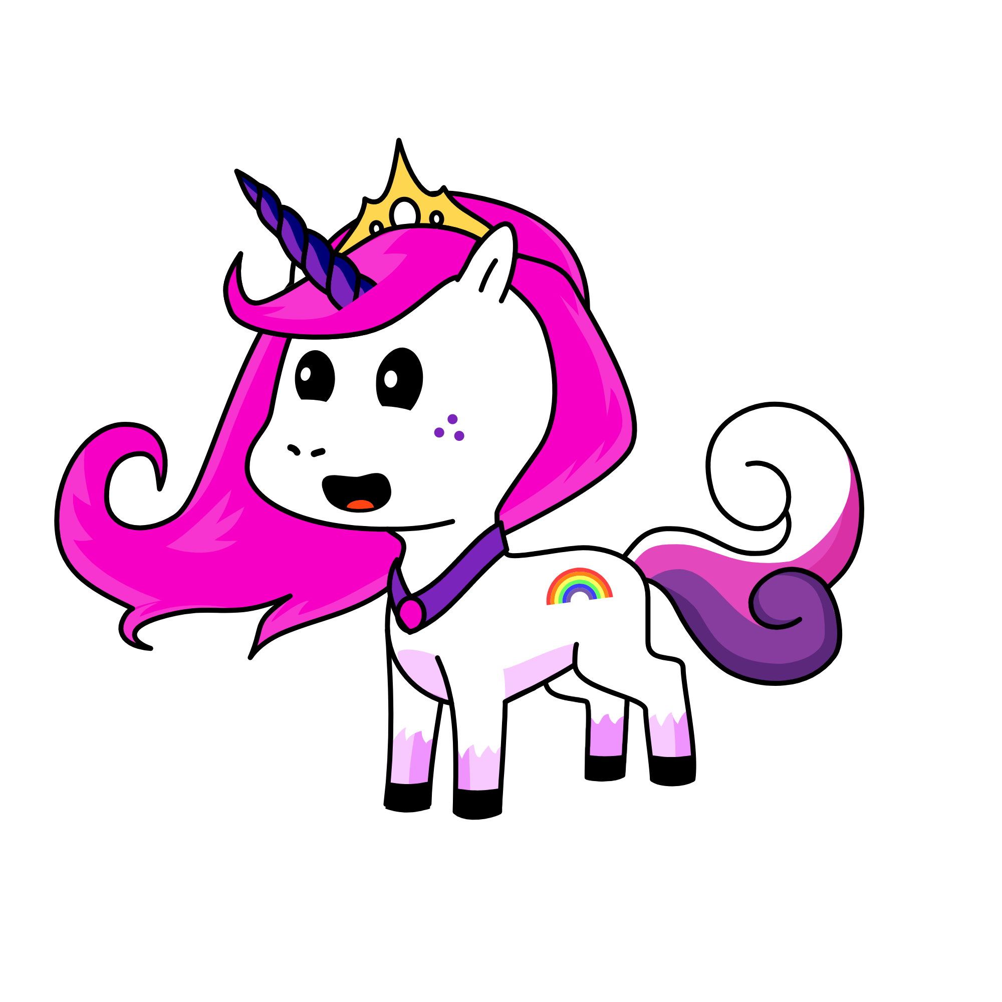 Cutie, the unicorn