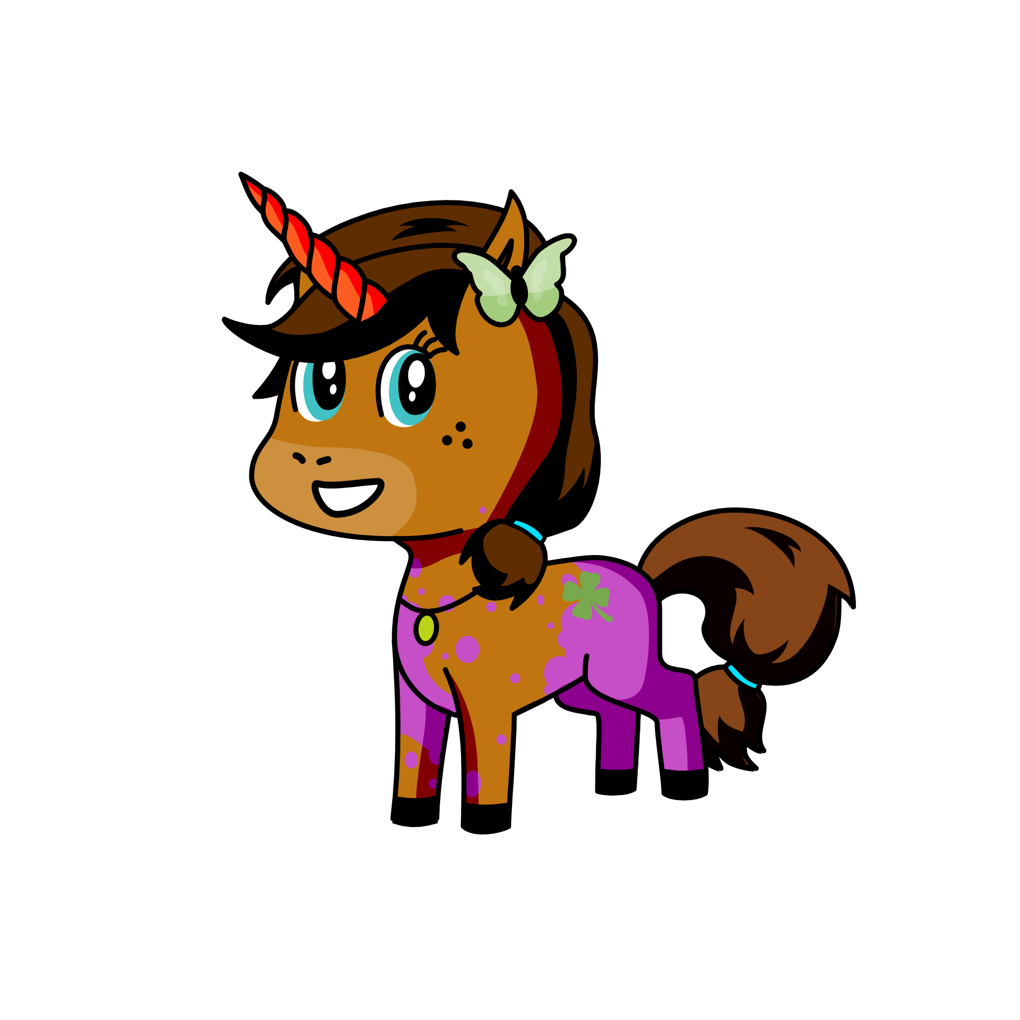 Clover cloud, the unicorn