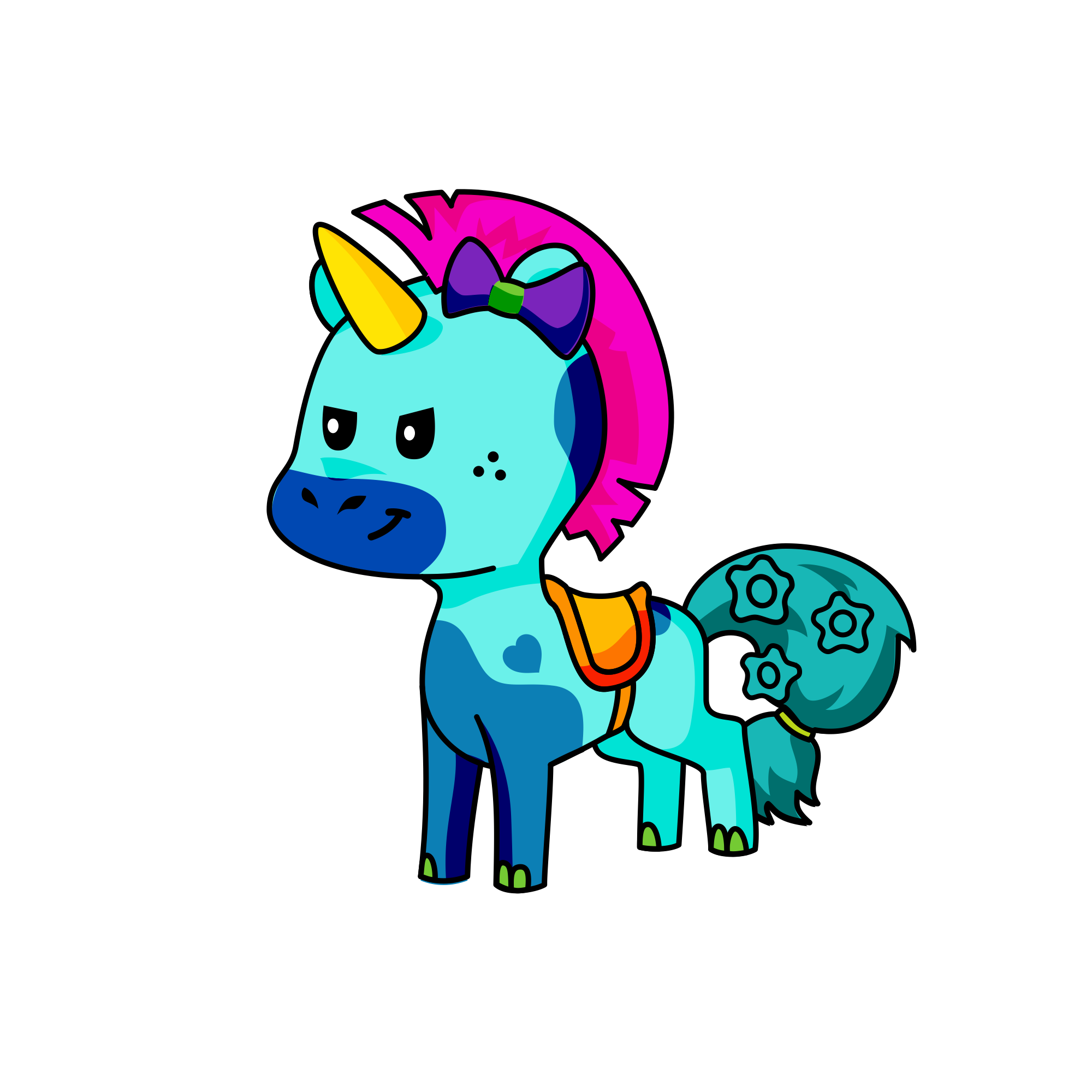 Are , the unicorn