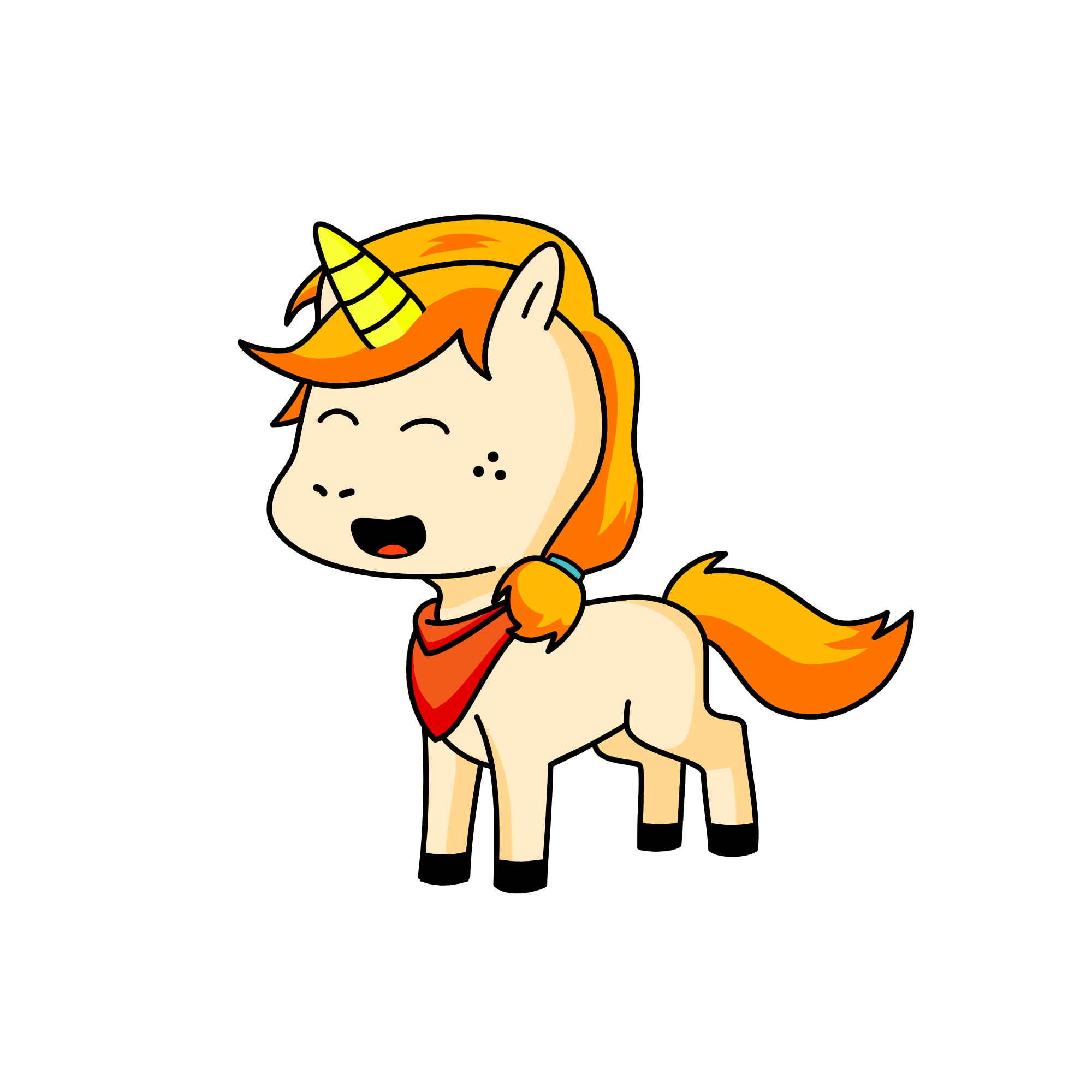 Sunny, the unicorn