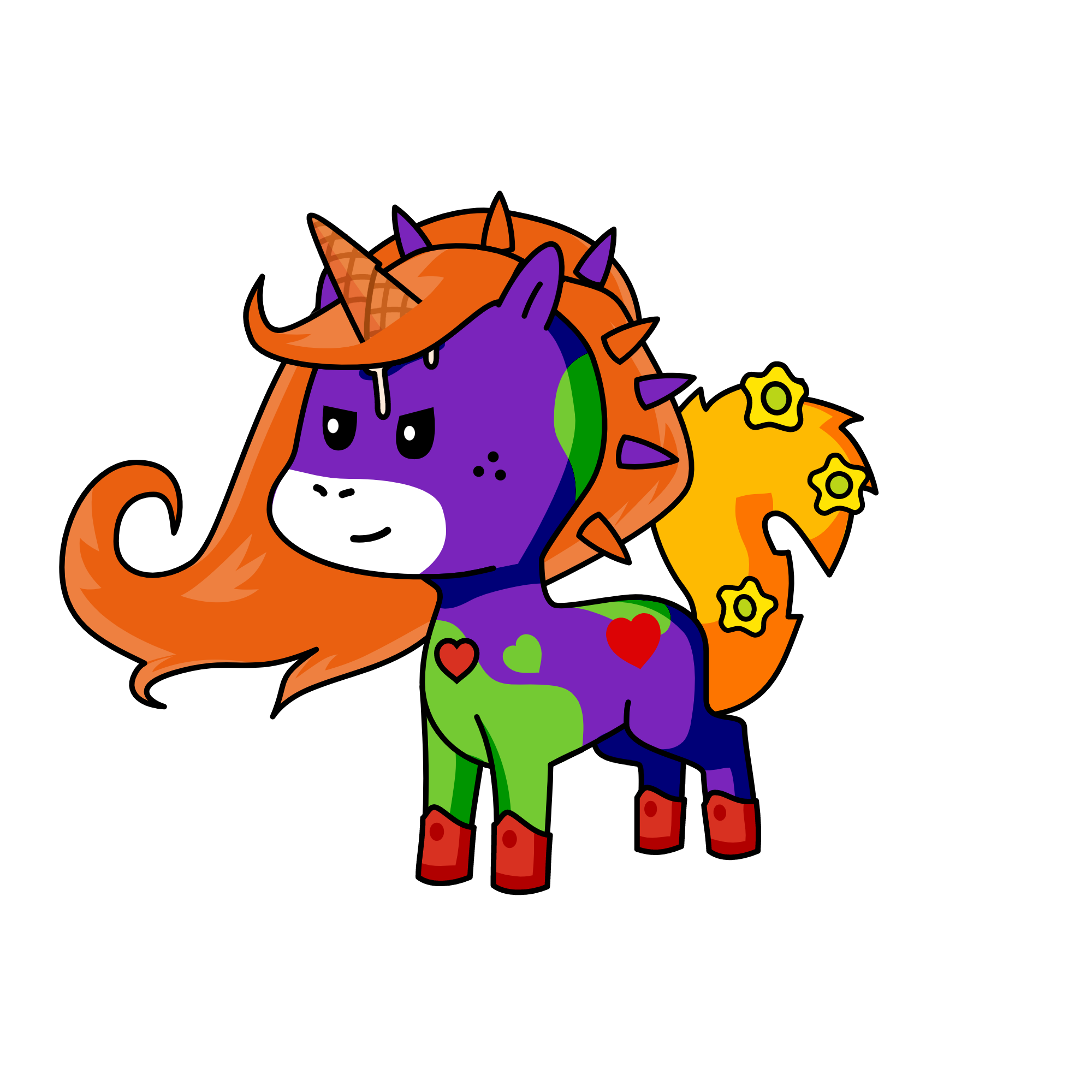 MONALISA RANDOM, the unicorn