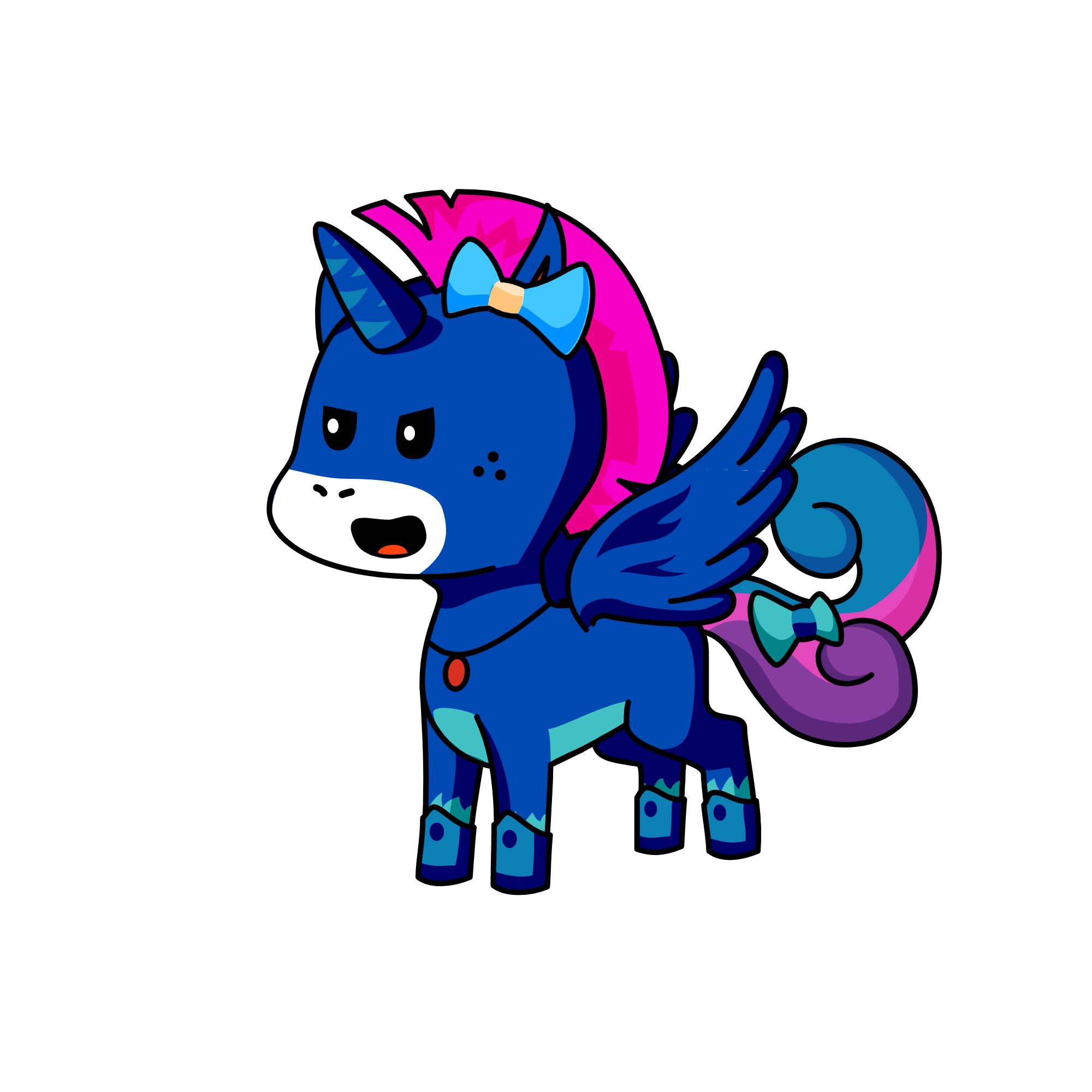 Raina the ROCK STAR, the unicorn