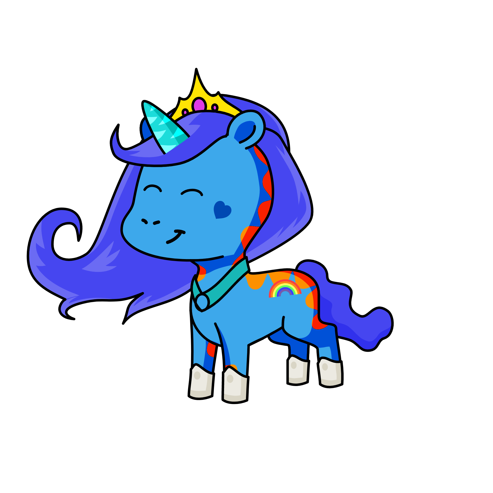 EFFY, the unicorn