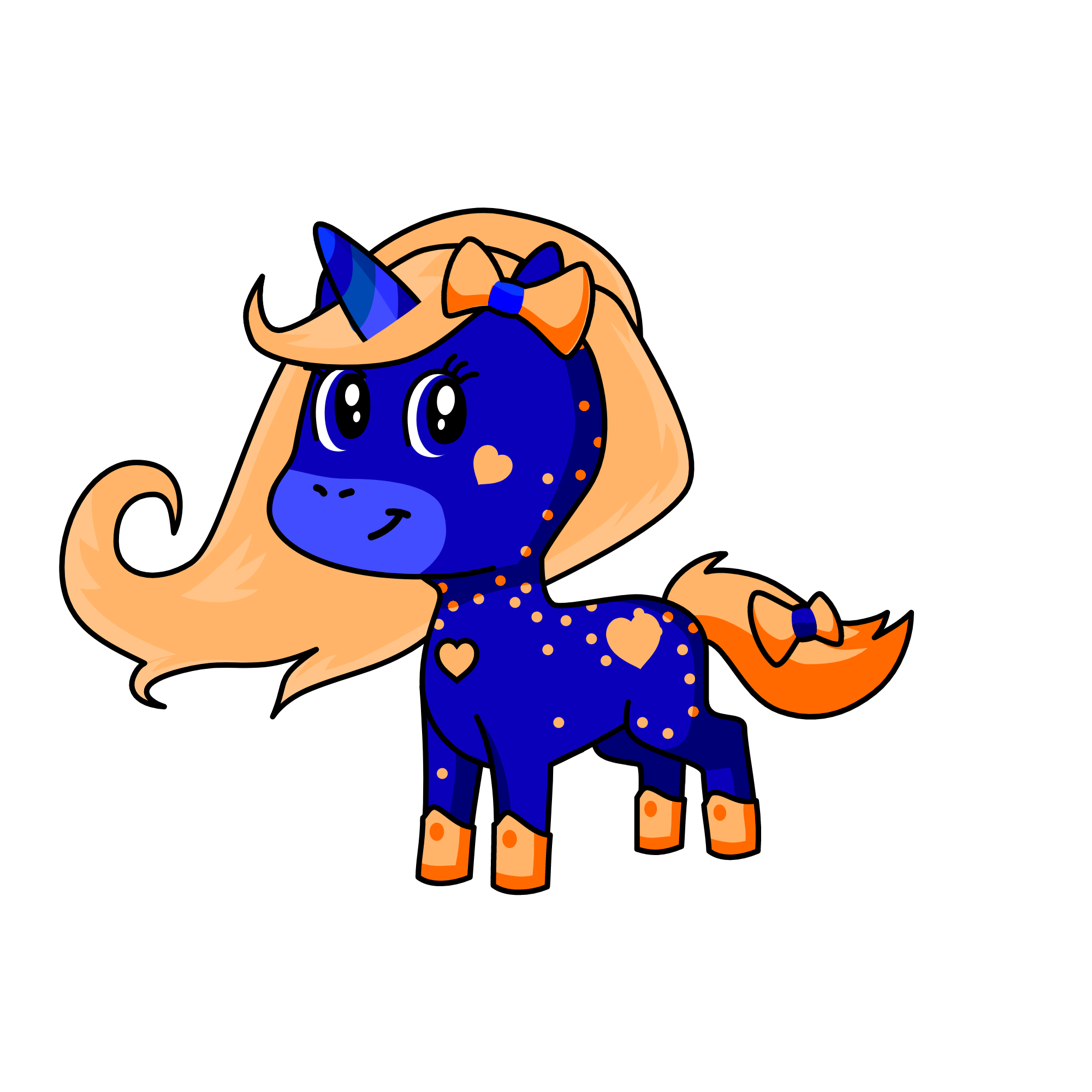 sunset, the unicorn
