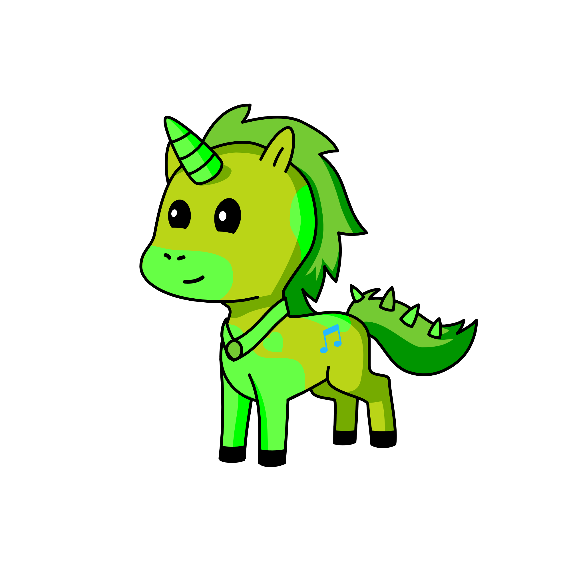 Musica, the unicorn