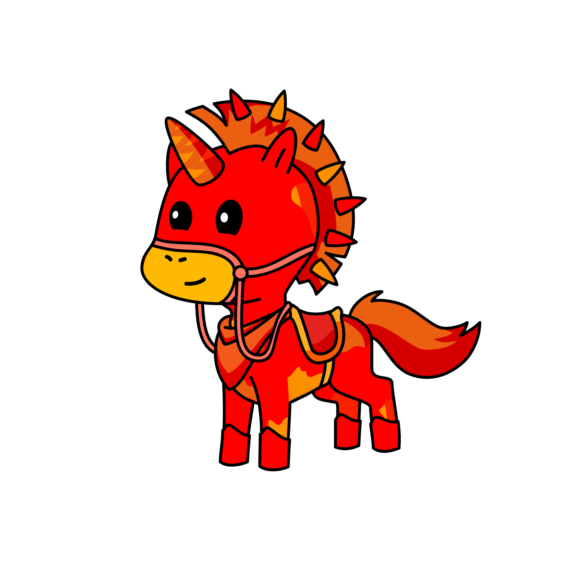 Rojo, the unicorn