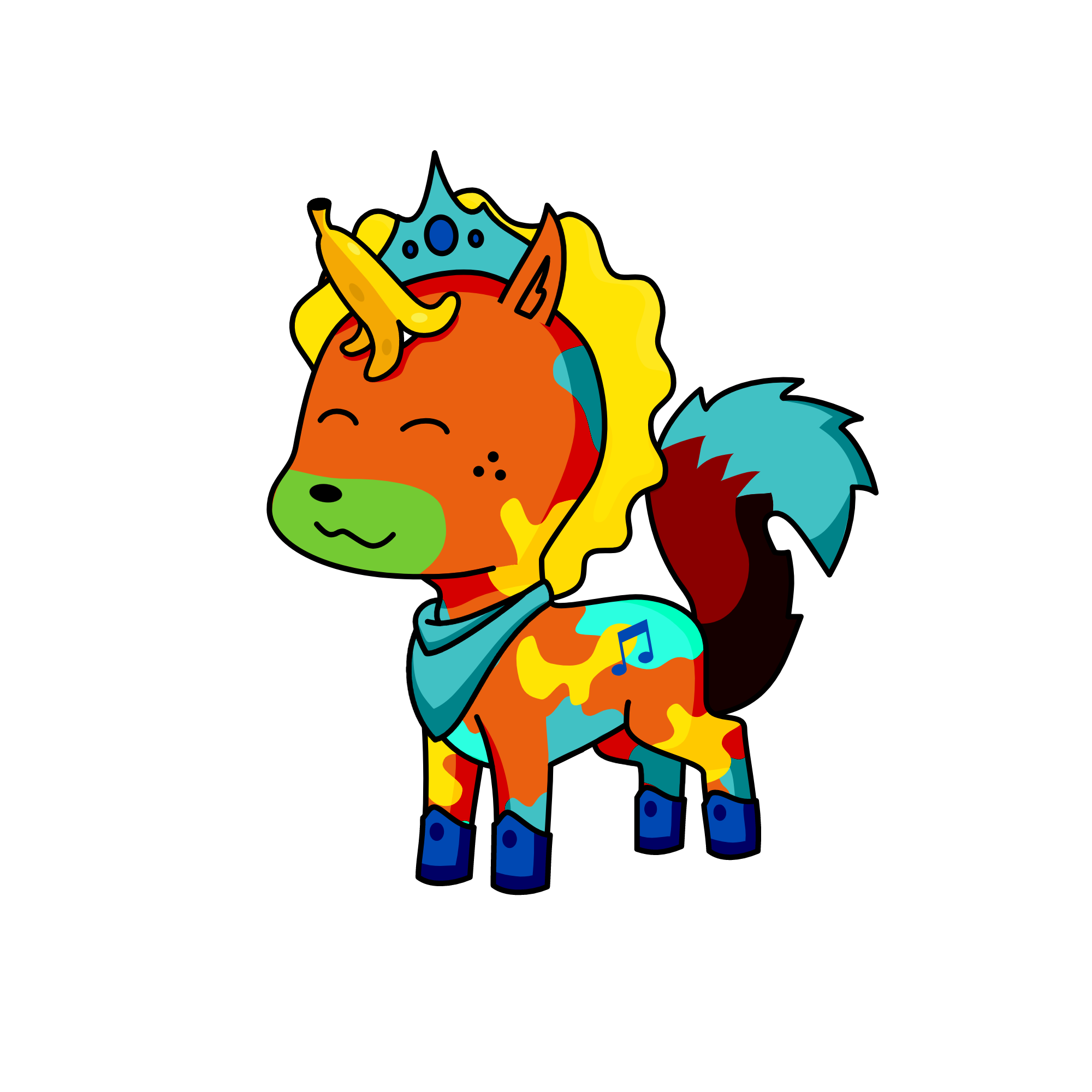 Manchas, the unicorn